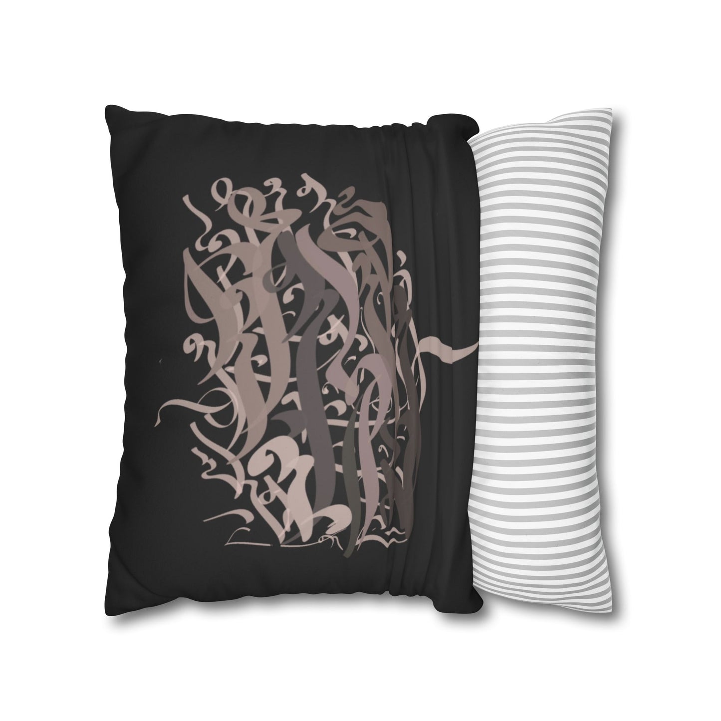 Square Pillowcase - Persian Calligraphy, Modern Handwriting Design