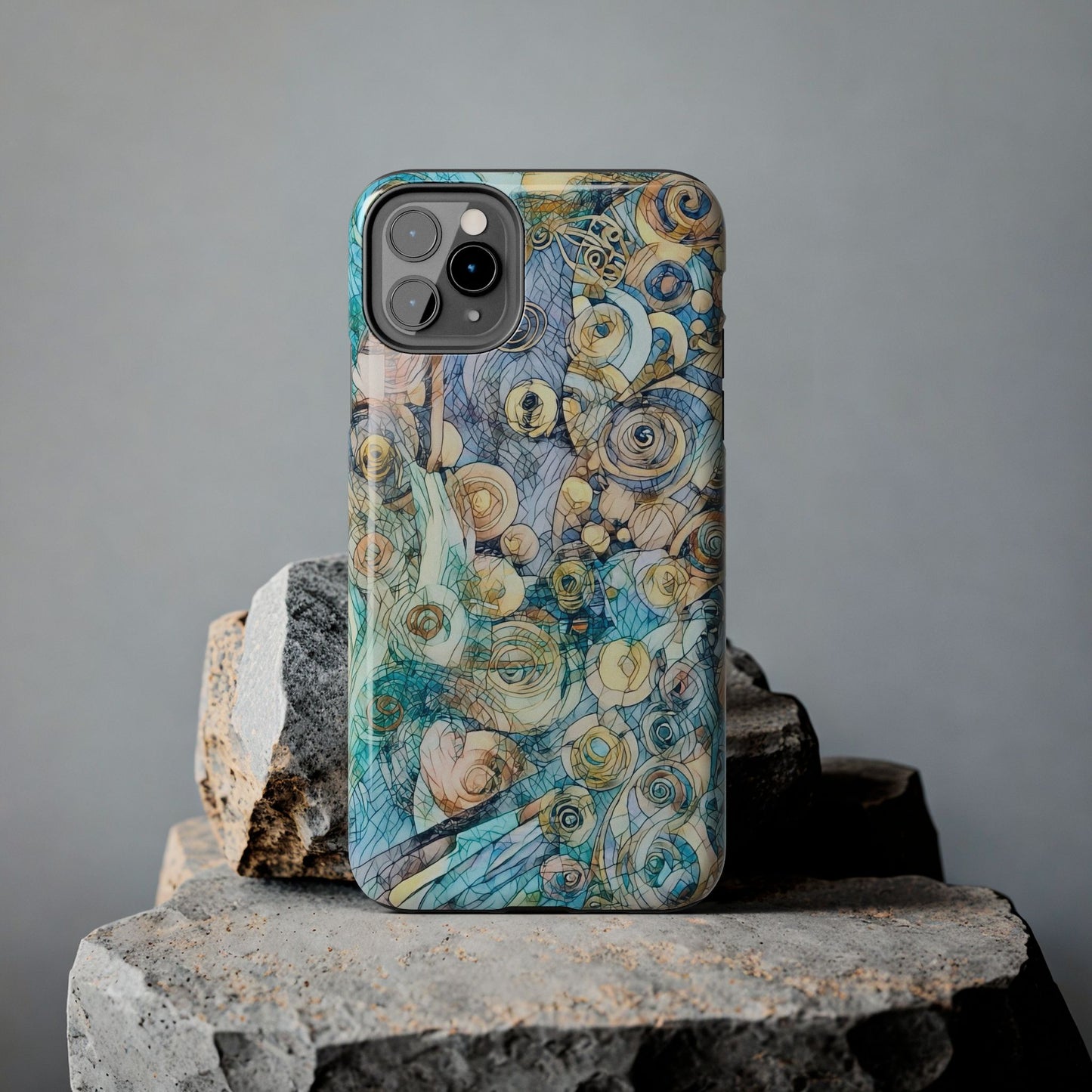 Golden Swirls Phone Case