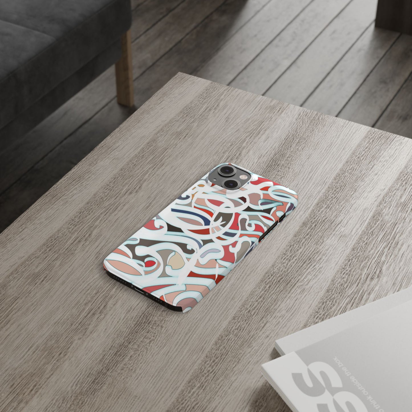 Copy of Copy of Copy of ' Modern Art  Slim Phone Case -LOVE