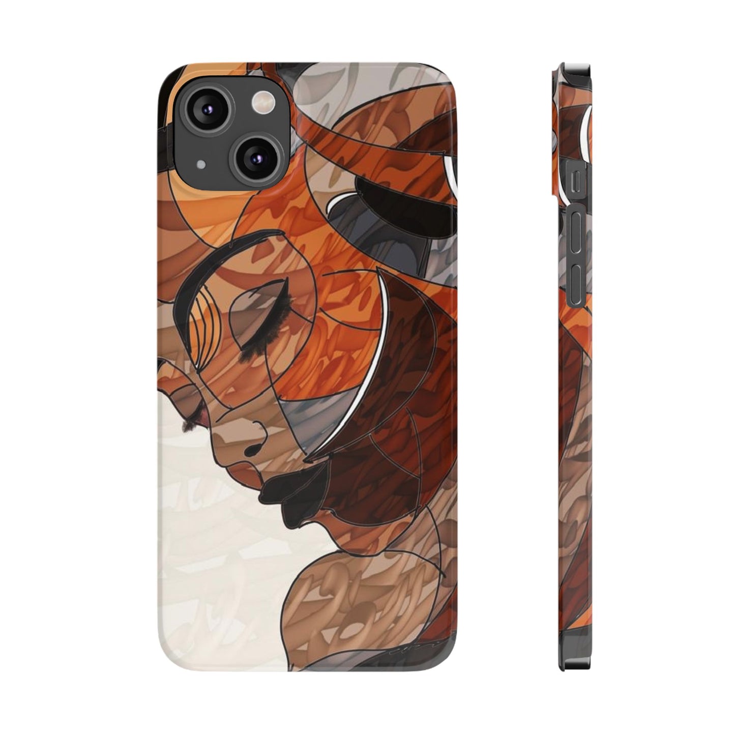 ' Modern Art Slim Phone Case -LOVE