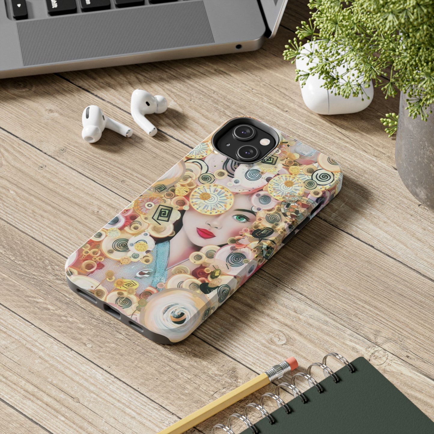 Phone Case - Persian Art Inspired Beautiful Girl Design