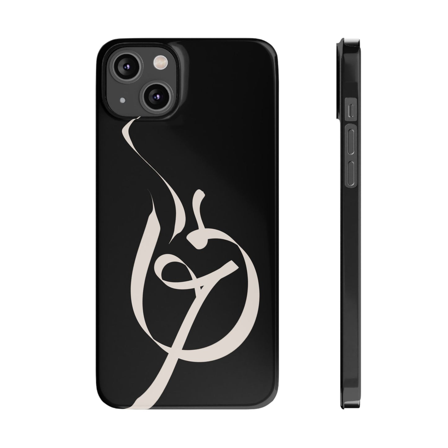 ' Modern Art Slim Phone Case -LOVE