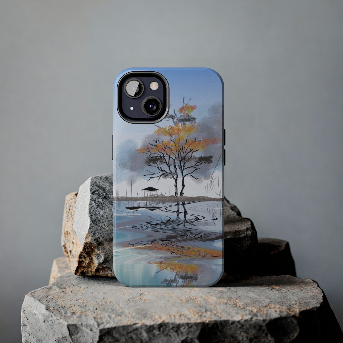 Serenity Phone Case Persian Calligraphy Art.