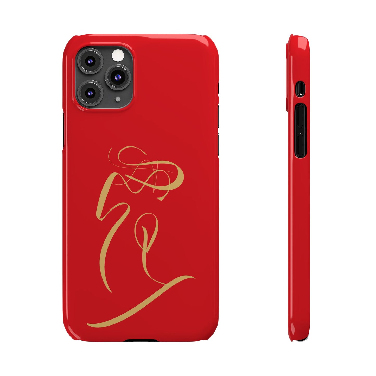 Modern Calligraphy Slim Phone Case -LOVE