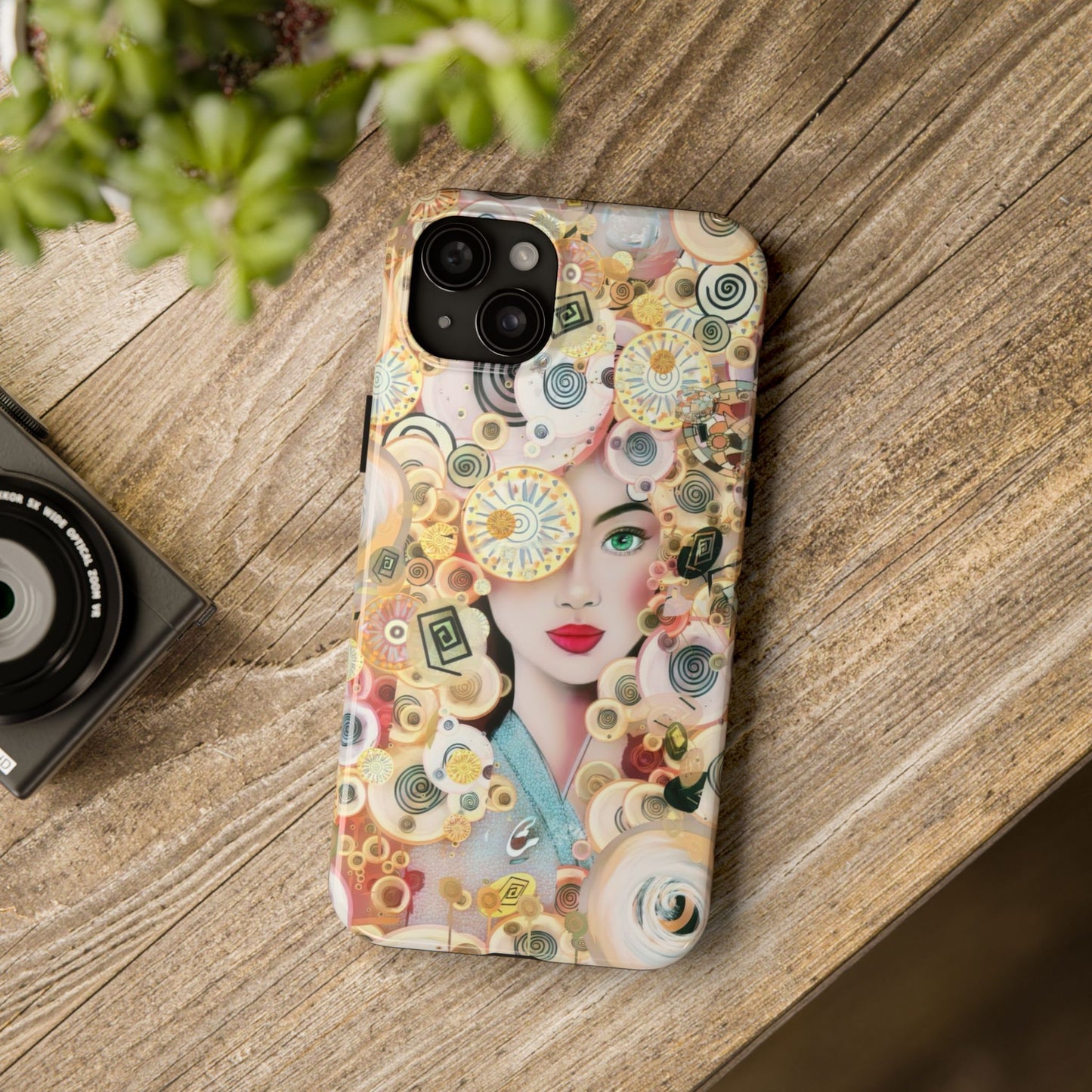 Phone Case - Persian Art Inspired Beautiful Girl Design