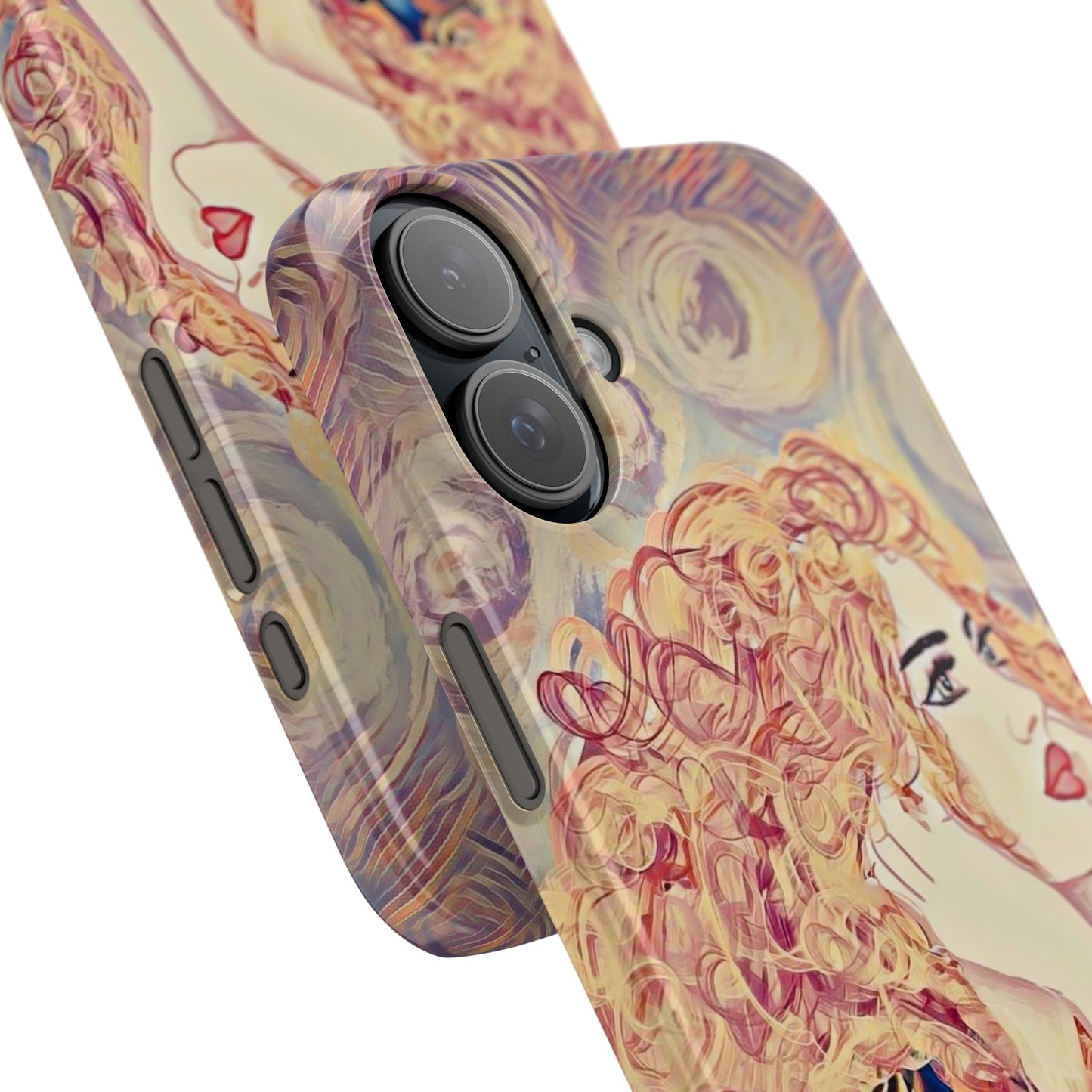 ' Modern Art Slim Phone Case -LOVE,