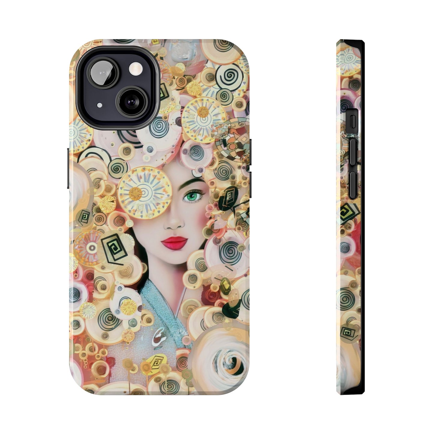 Phone Case - Persian Art Inspired Beautiful Girl Design