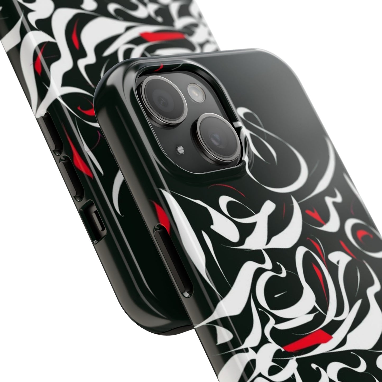 Phone Case Calligraphy Red Black White Tough Phone Case