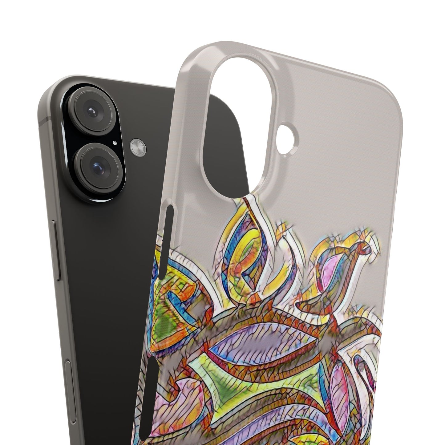 ' Modern Art Slim Phone Case -LOVE