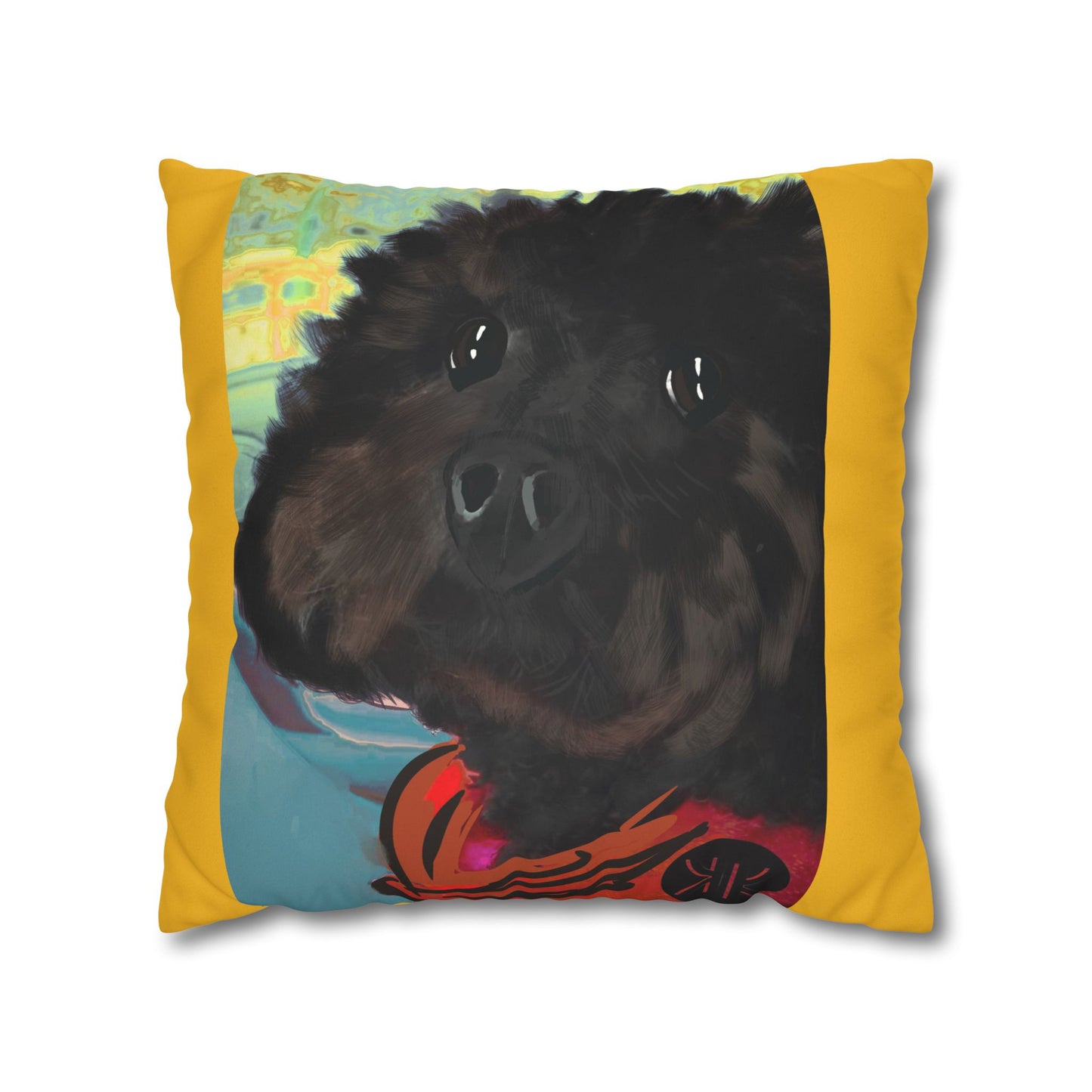 COAL Pillowcase - Modern Art Portrait Watercolour Design