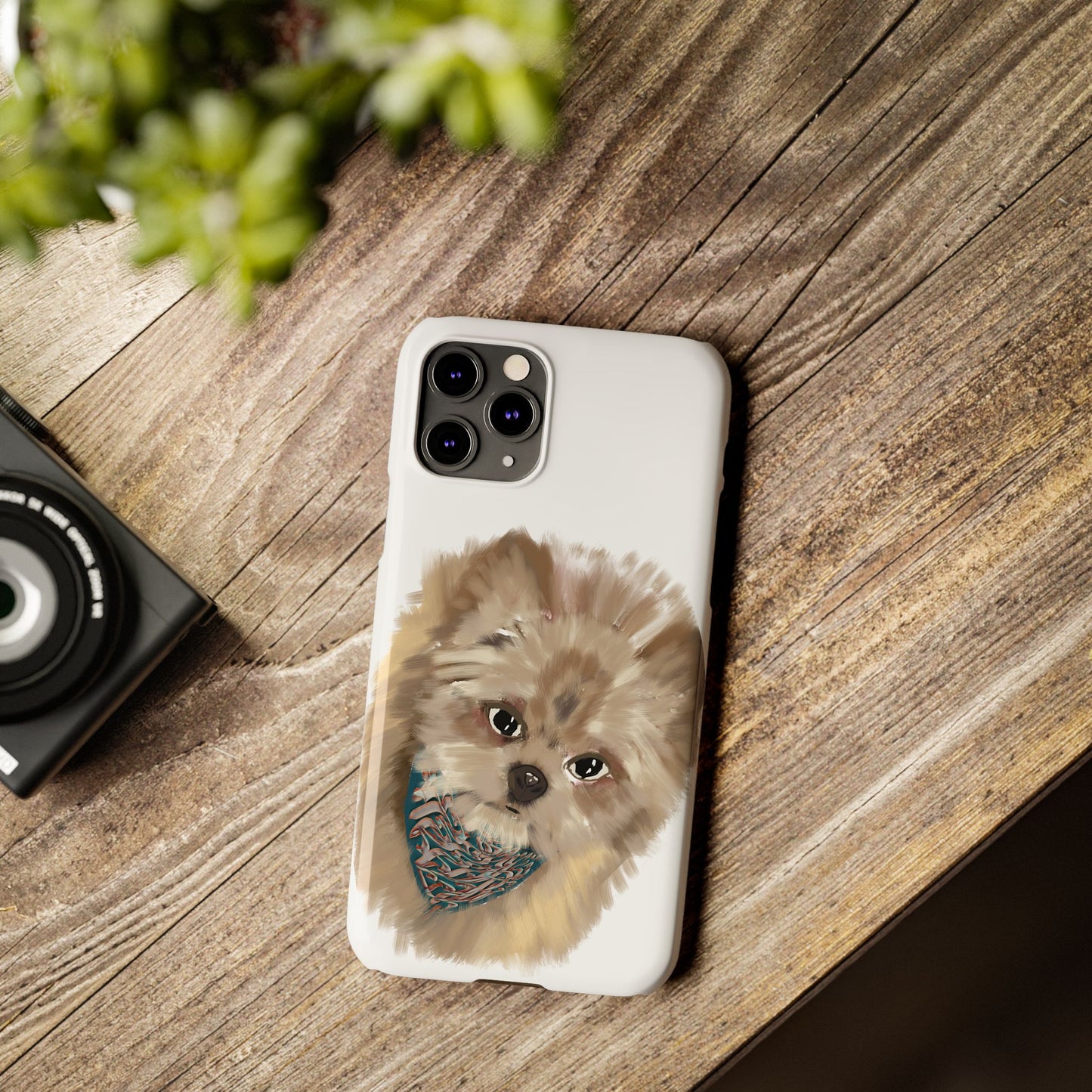 ' Modern Art Slim Phone Case-Lily