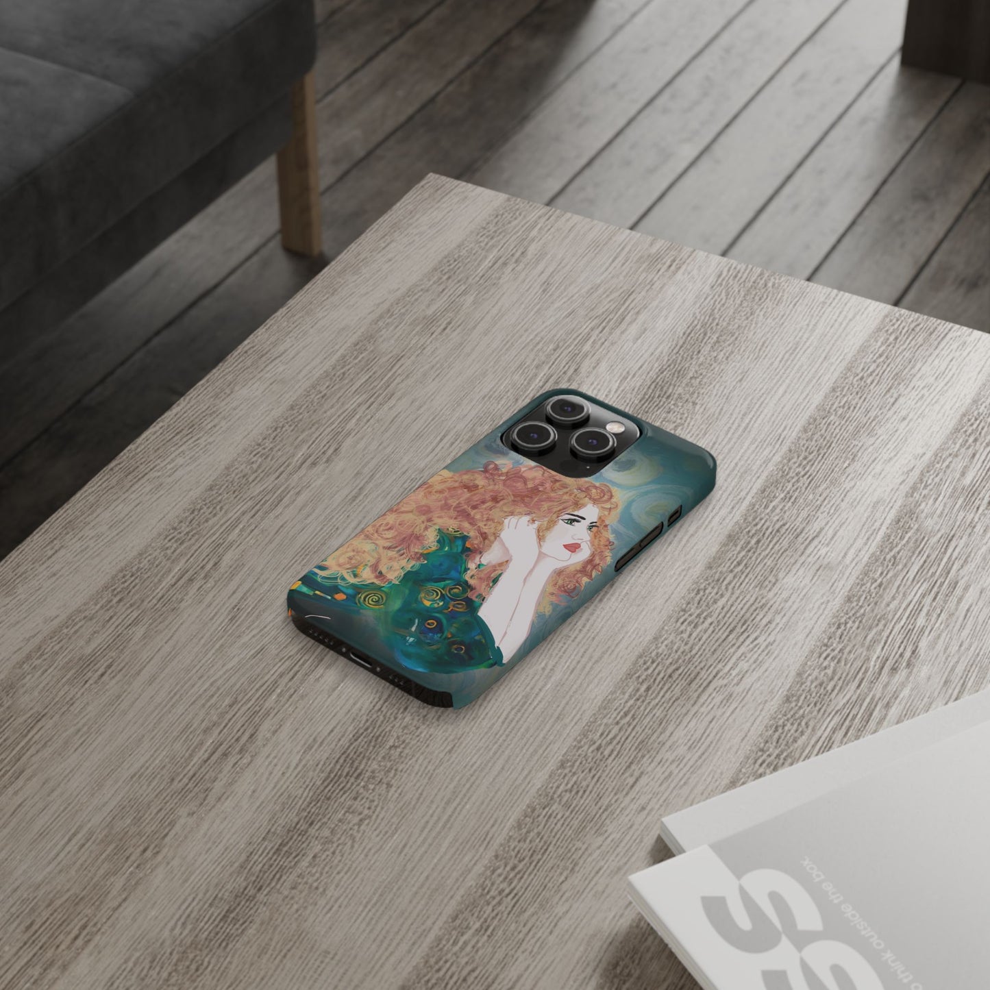 Copy of ' Modern Art  Slim Phone Case -LOVE