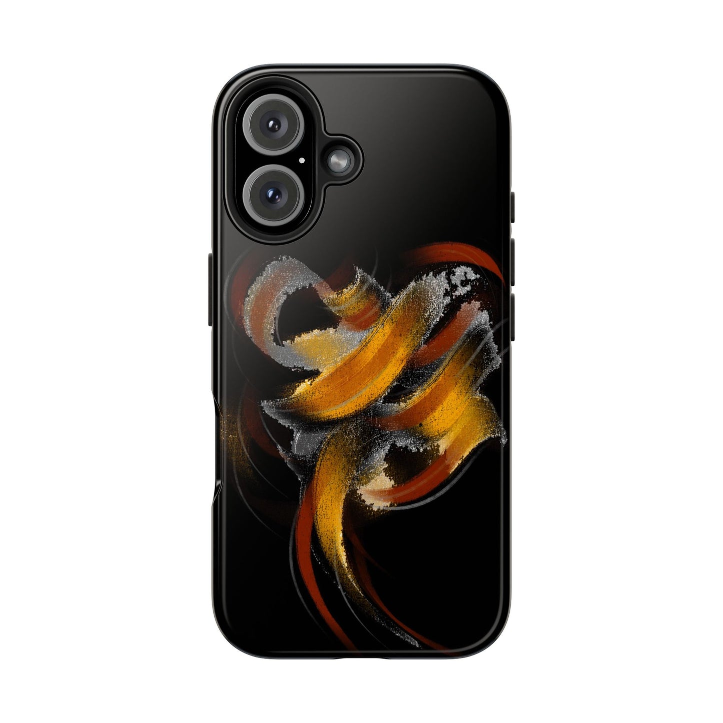 Calligraphy strokes Tough Phone Case