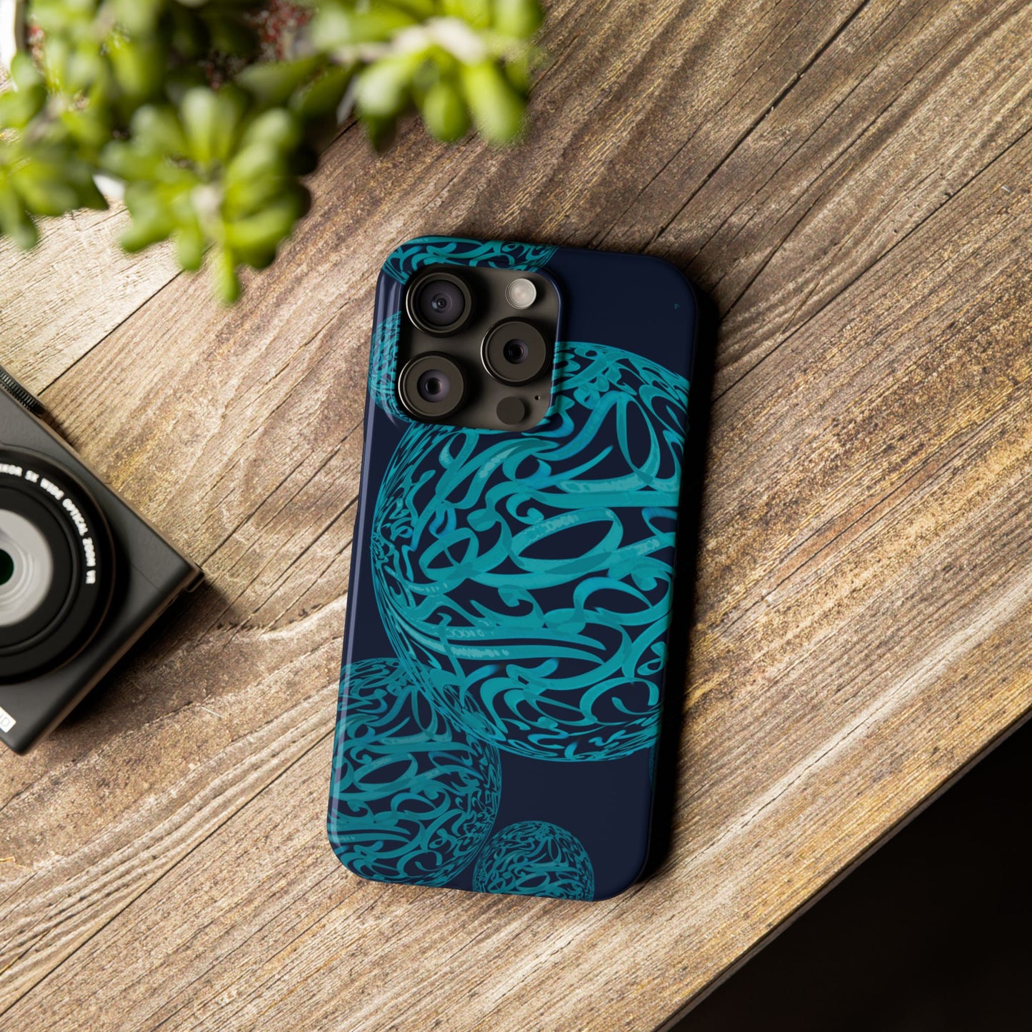 ' Modern Art Slim Phone Case -LOVE