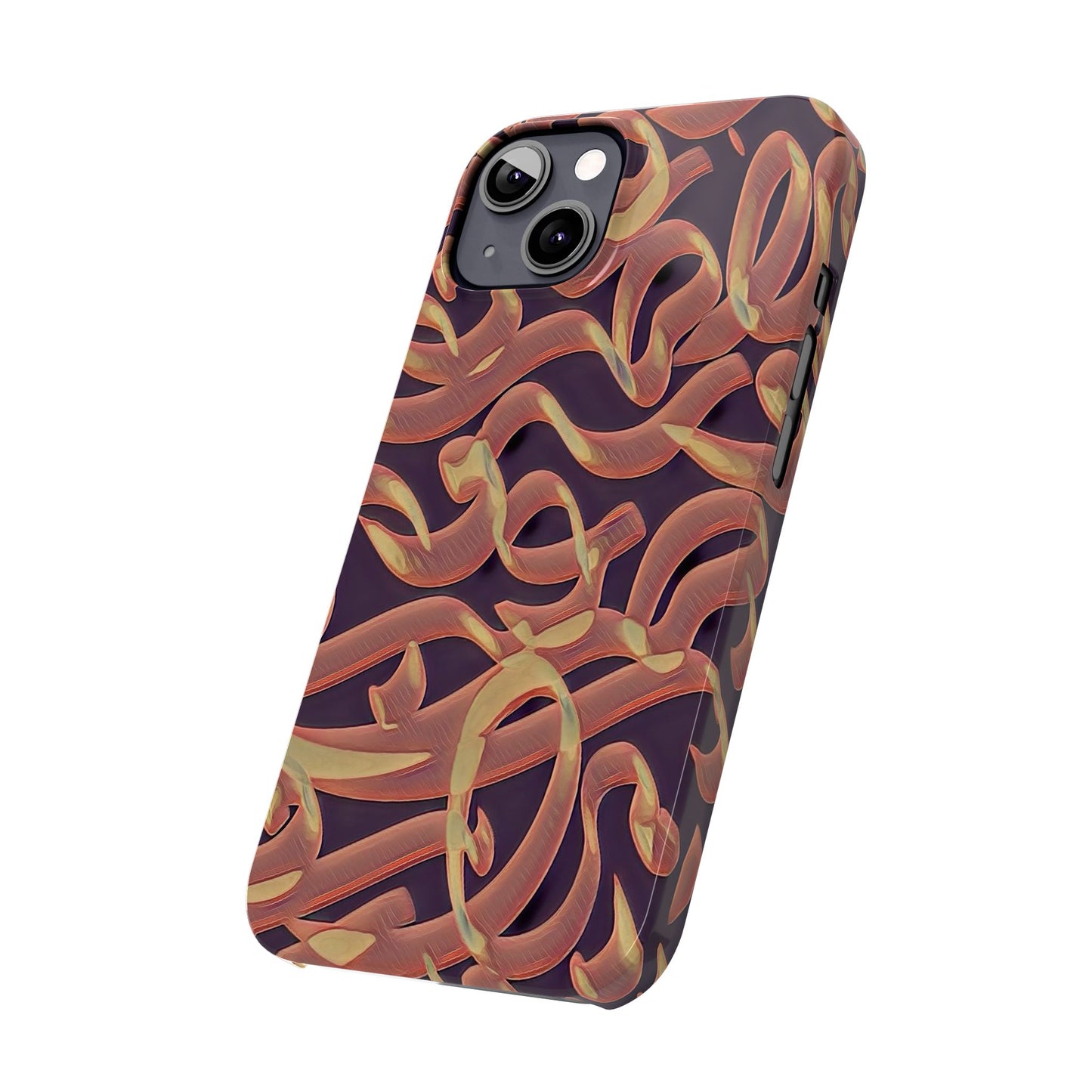' Modern Art Slim Phone Case -LOVE I-