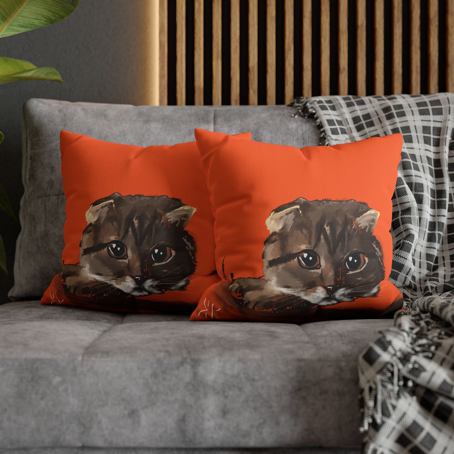 Pepe Pillowcase - Modern Art Portrait Watercolour Design