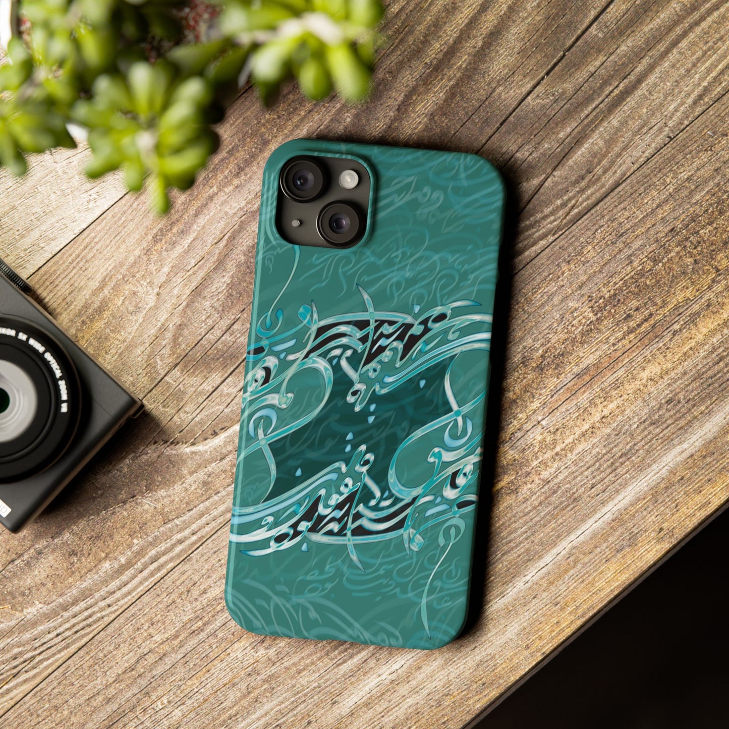' Modern Calligraphy Art Slim Phone Case