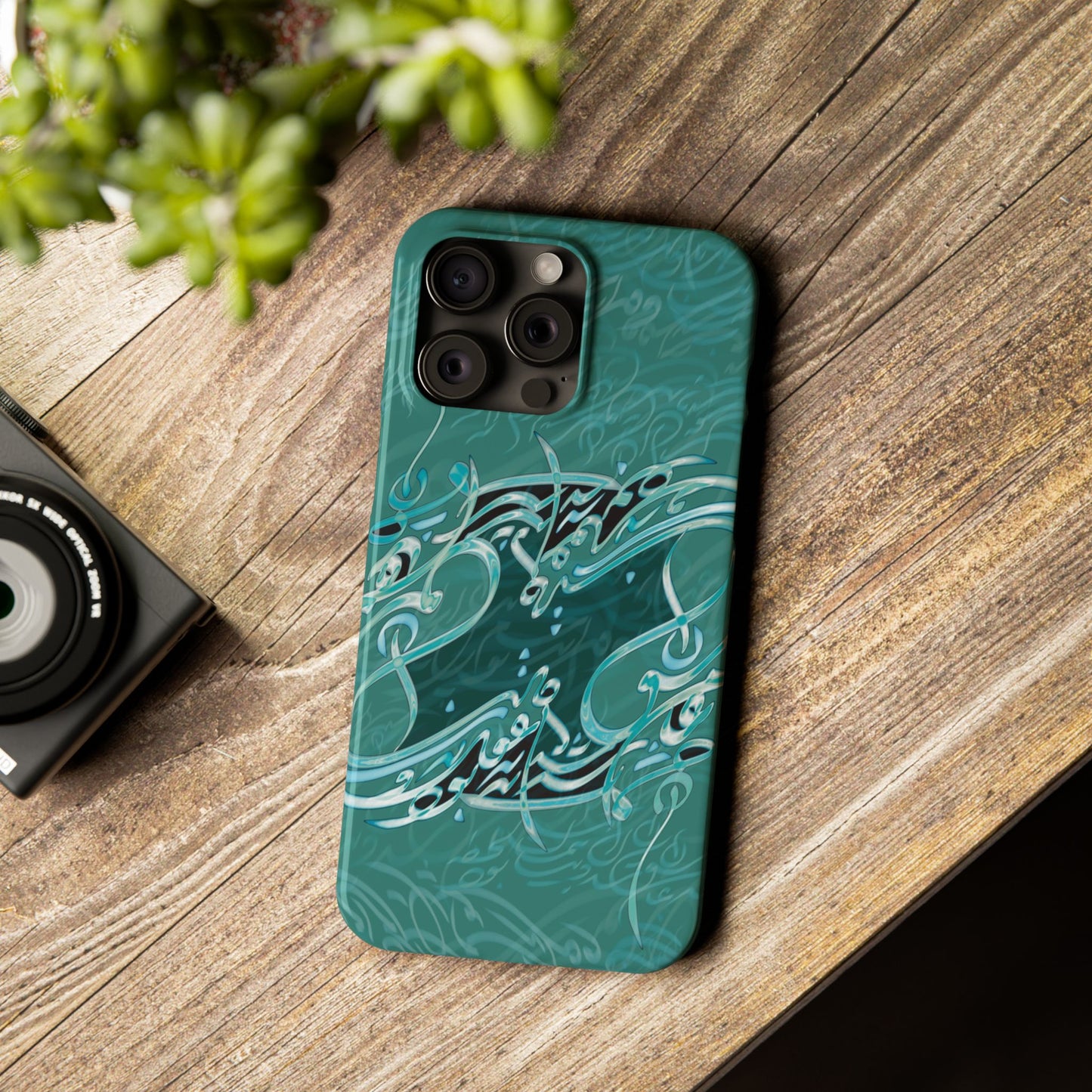 ' Modern Calligraphy Art Slim Phone Case