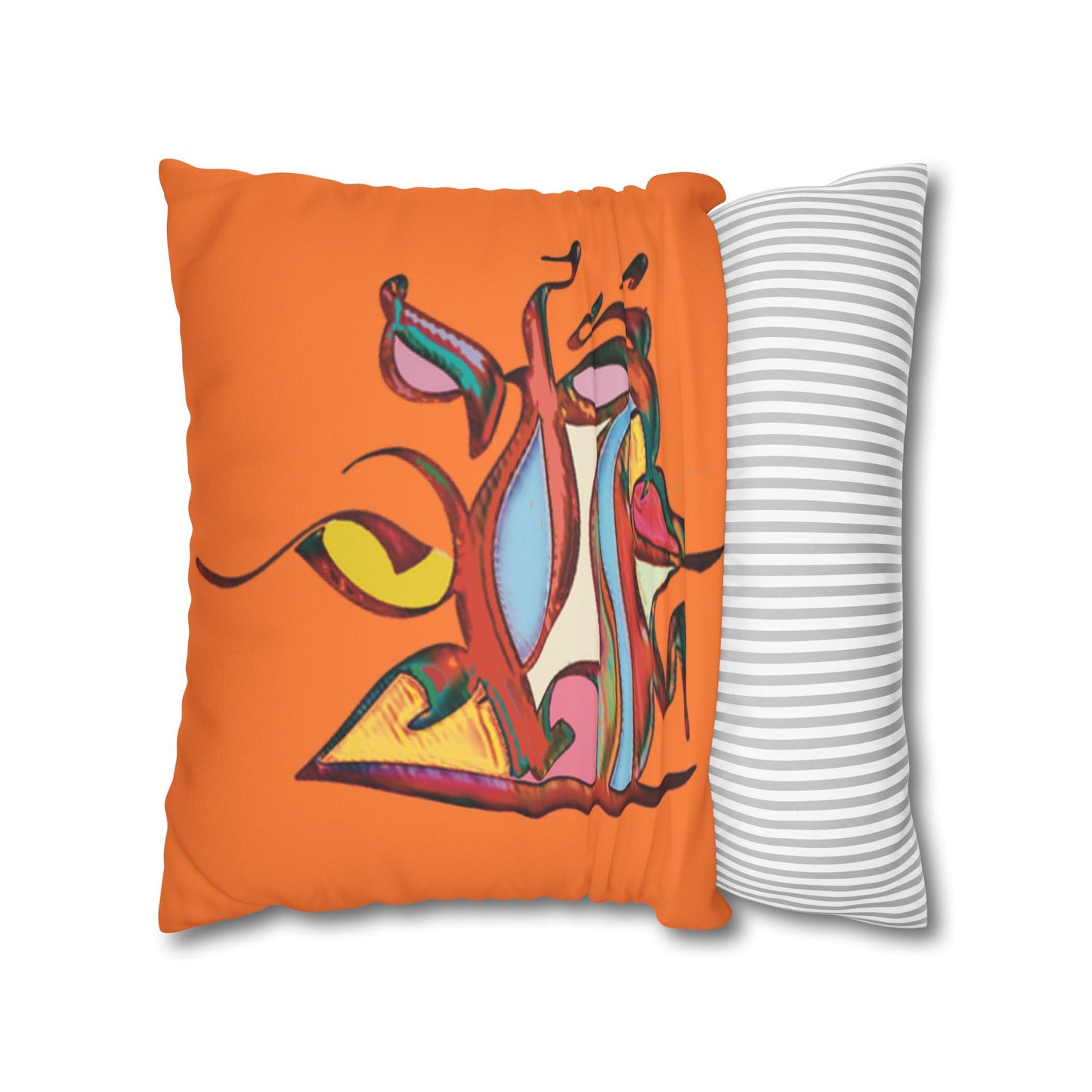 Square Pillowcase - Persian Calligraphy, Modern Handwriting Design