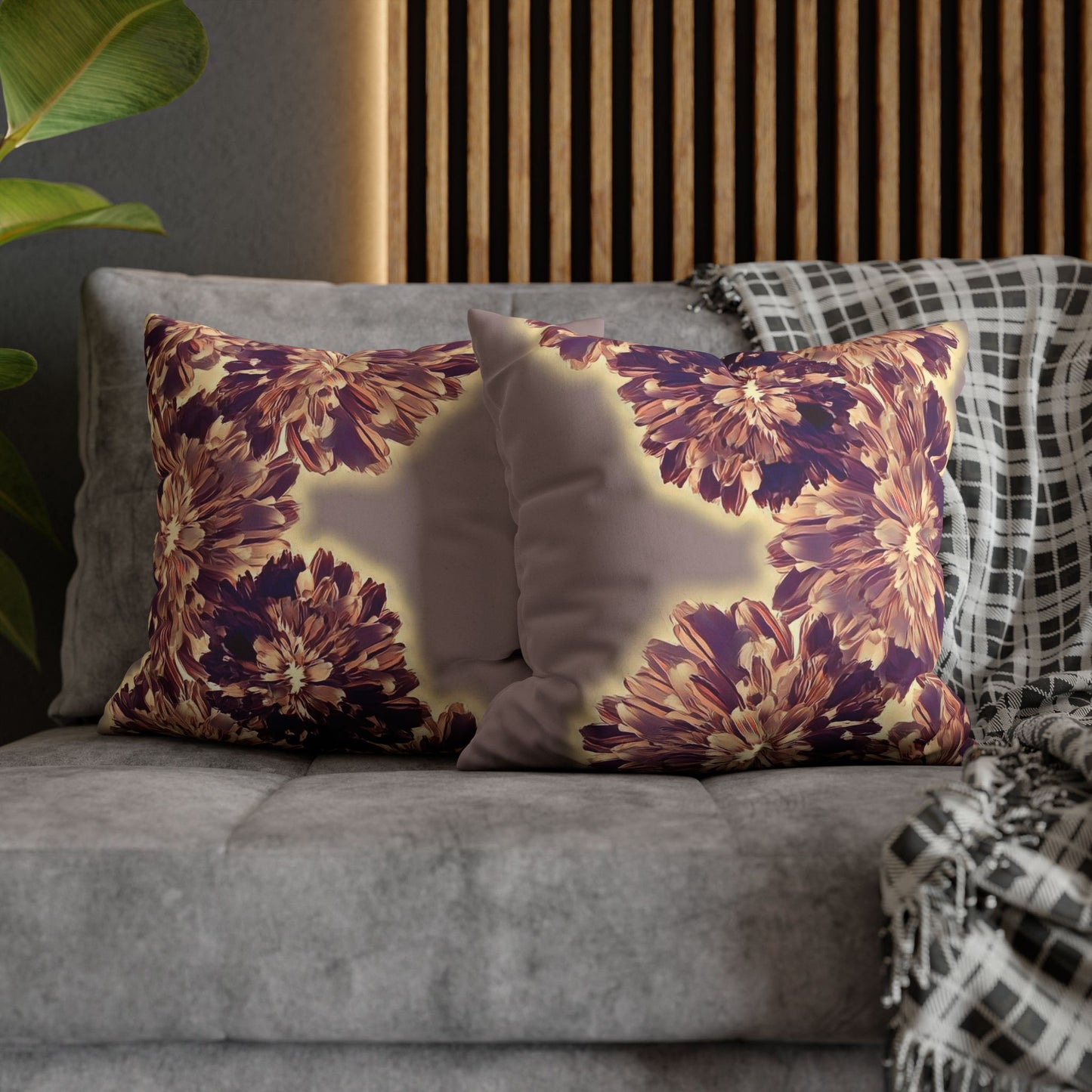 Copy of Modern Digital Painting ' Faux Suede Pillowcase - Home Design