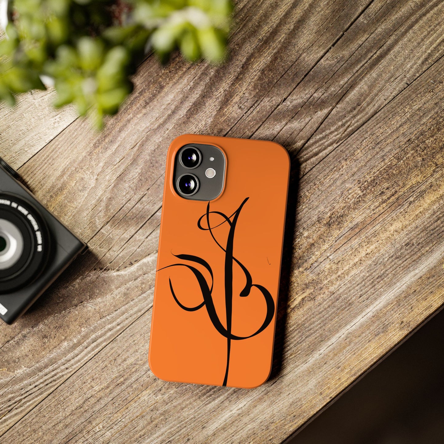 ' Modern Art Slim Phone Case -LOVE,