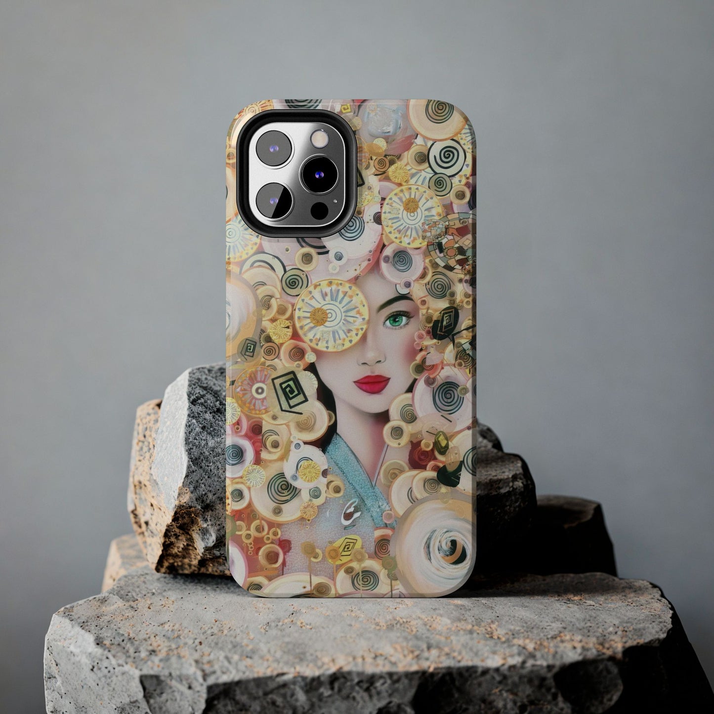Phone Case - Persian Art Inspired Beautiful Girl Design