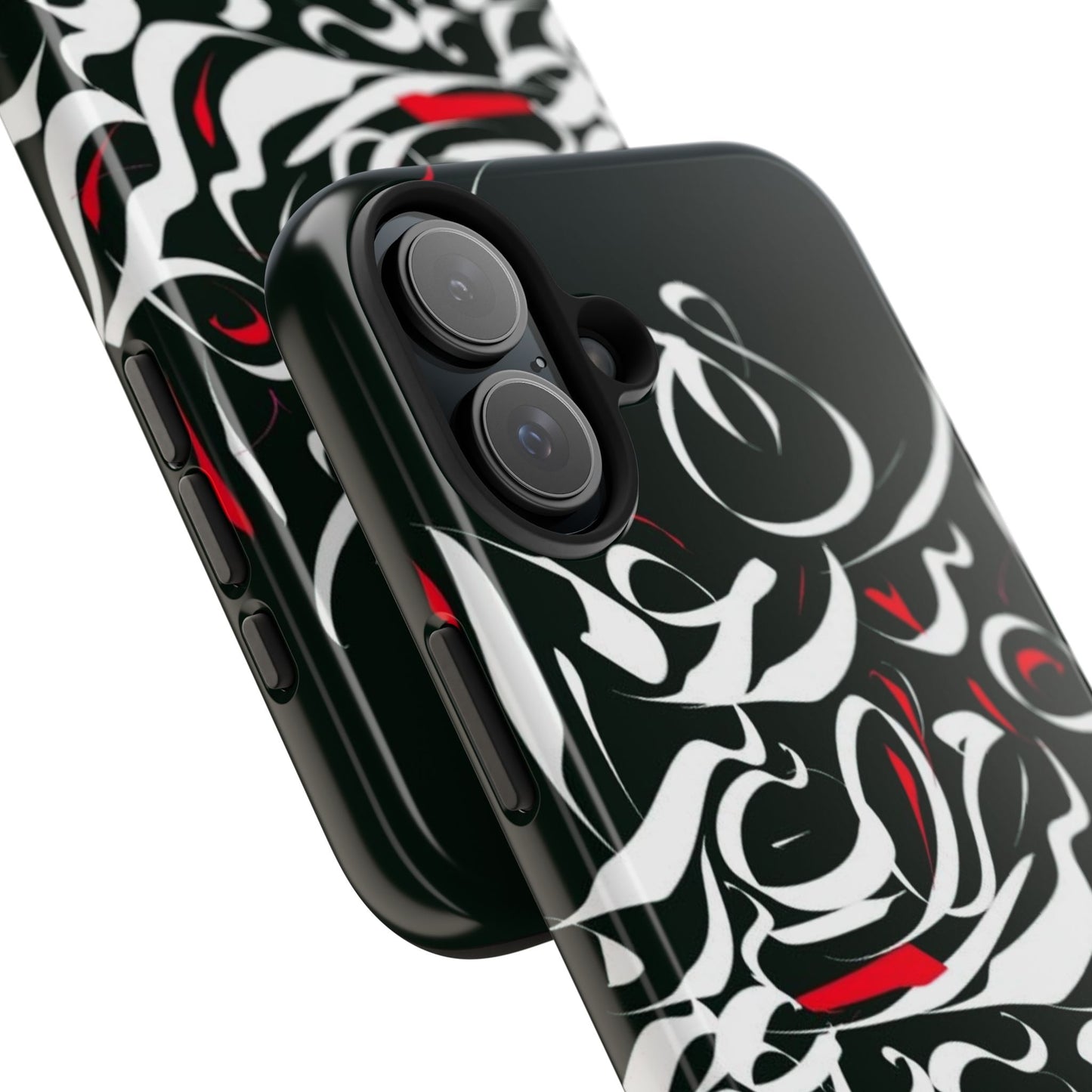 Phone Case Calligraphy Red Black White Tough Phone Case