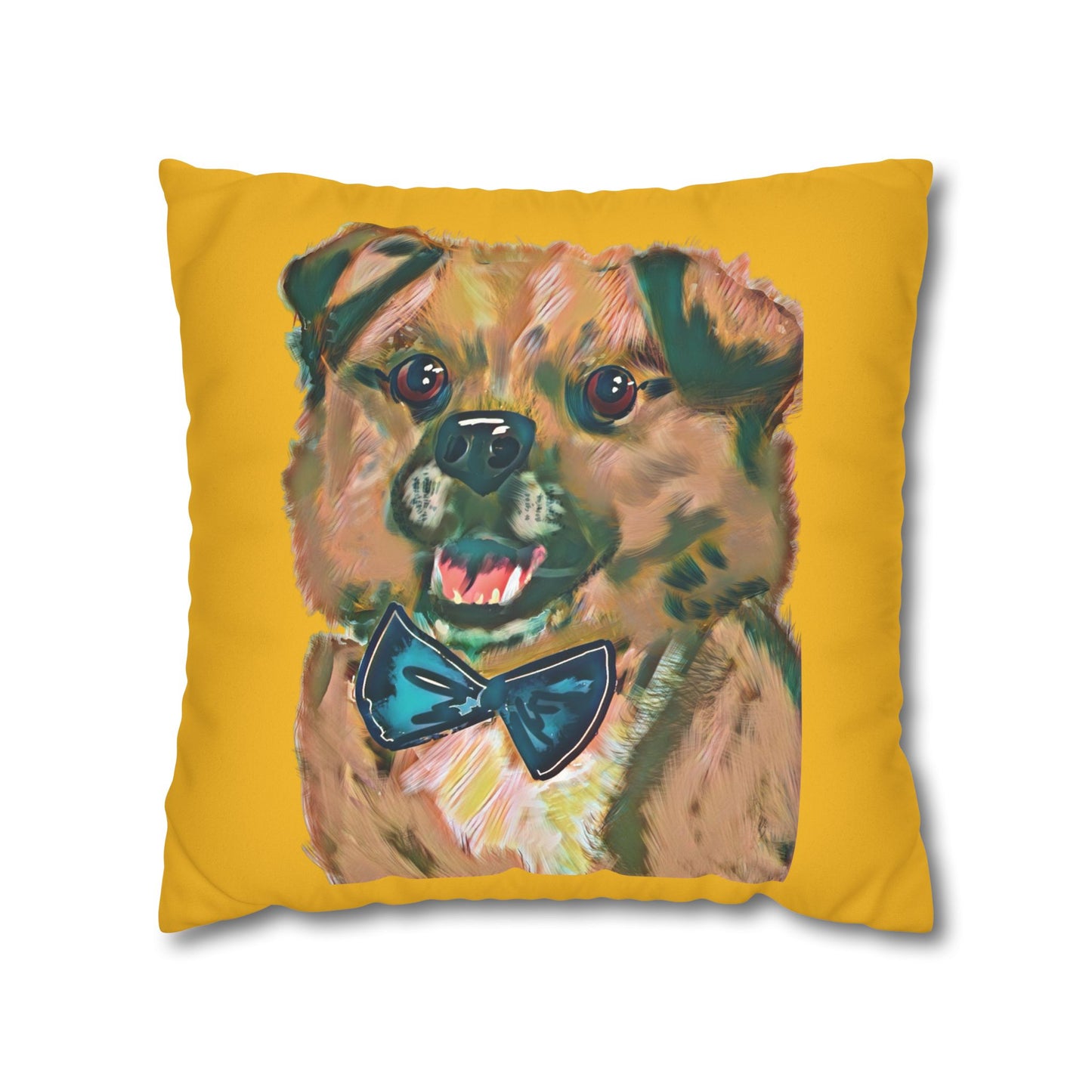 Baghlava Pillowcase - Modern Art Portrait Watercolour Design
