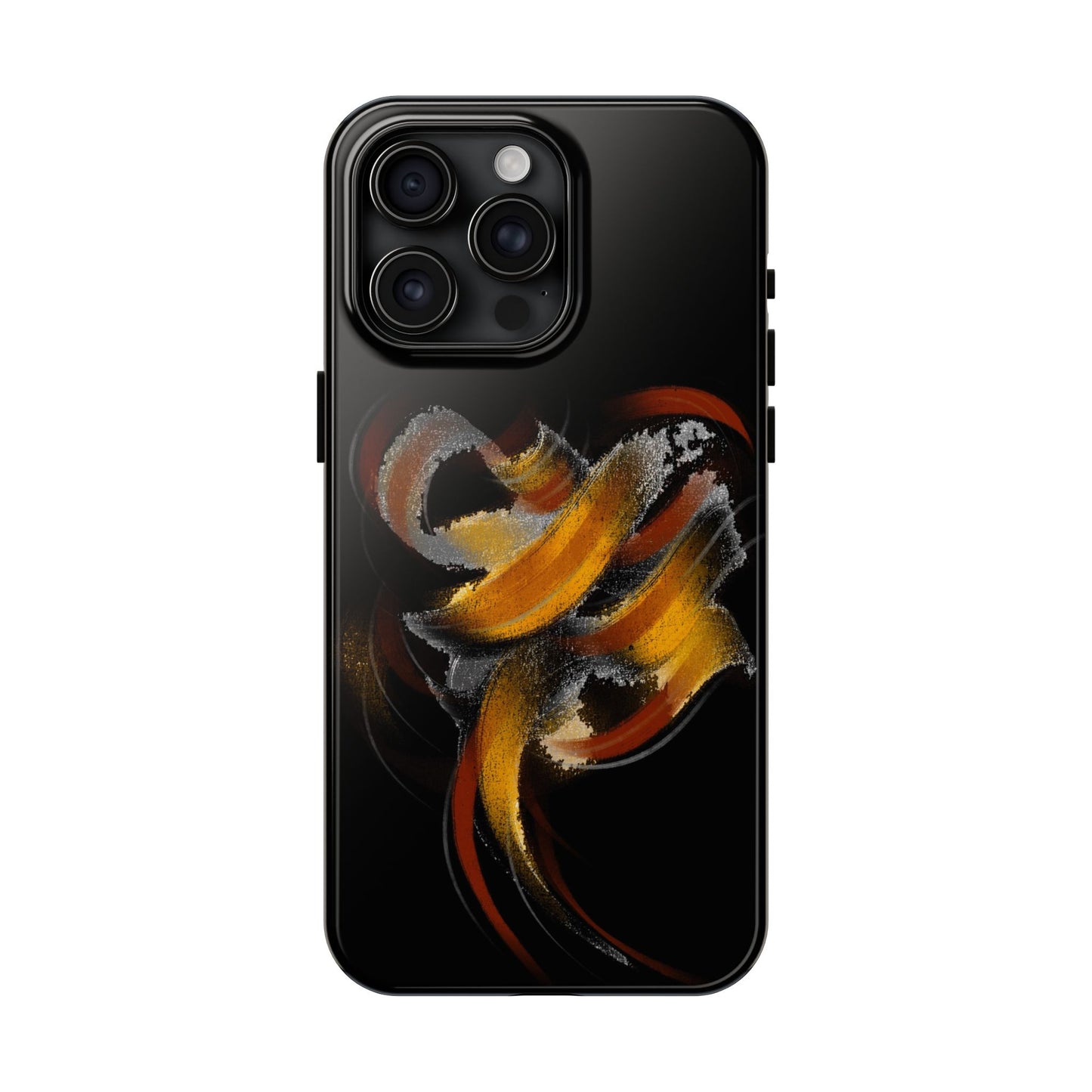 Calligraphy strokes Tough Phone Case
