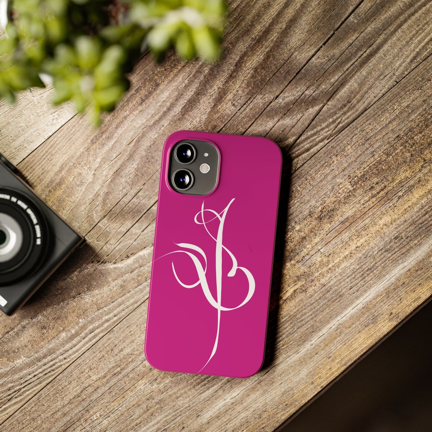 Modern Calligraphy Slim Phone Case -Eshgh (LOVE)