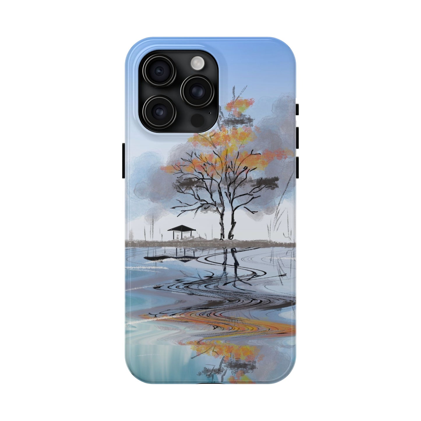 Serenity Phone Case Persian Calligraphy Art.