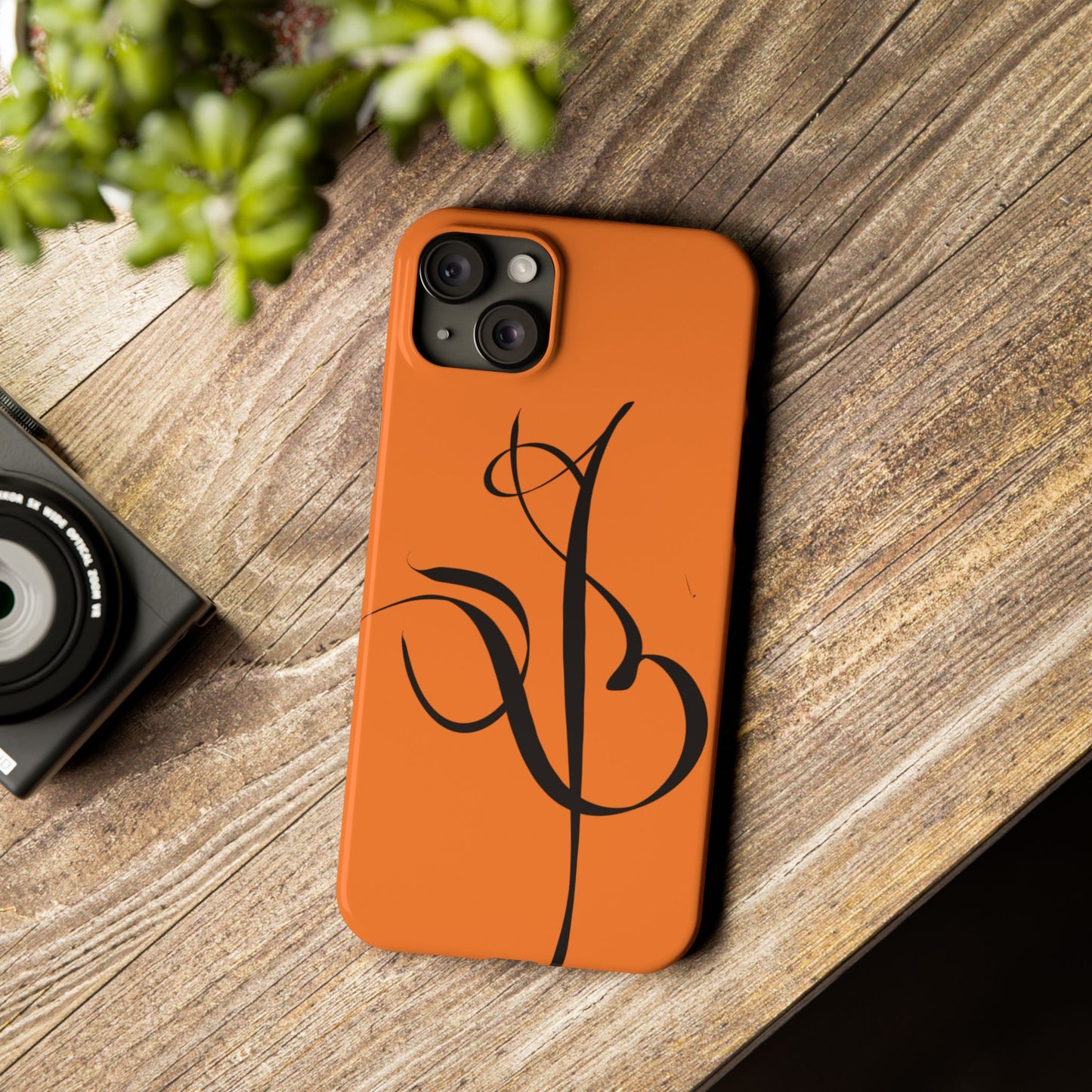 ' Modern Art Slim Phone Case -LOVE,