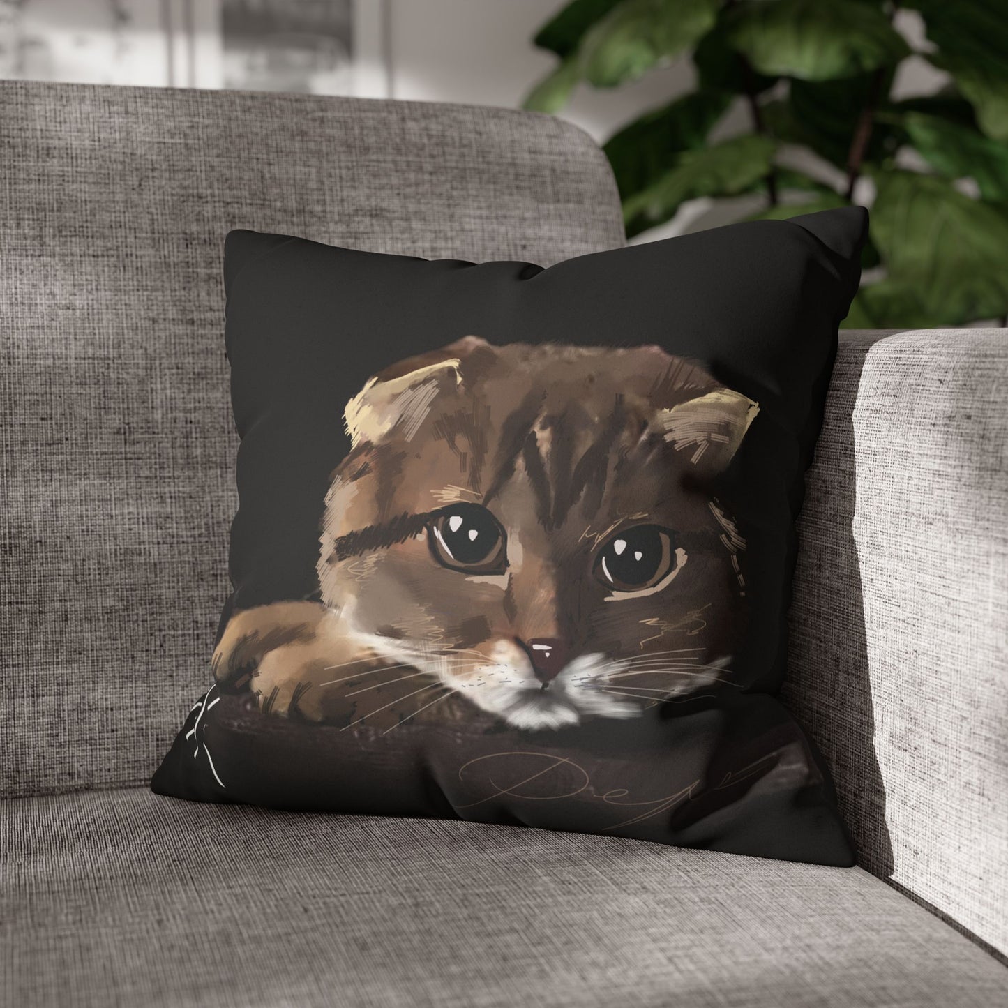 Copy of Pepe Pillowcase -Modern Art Portrait Watercolour Design