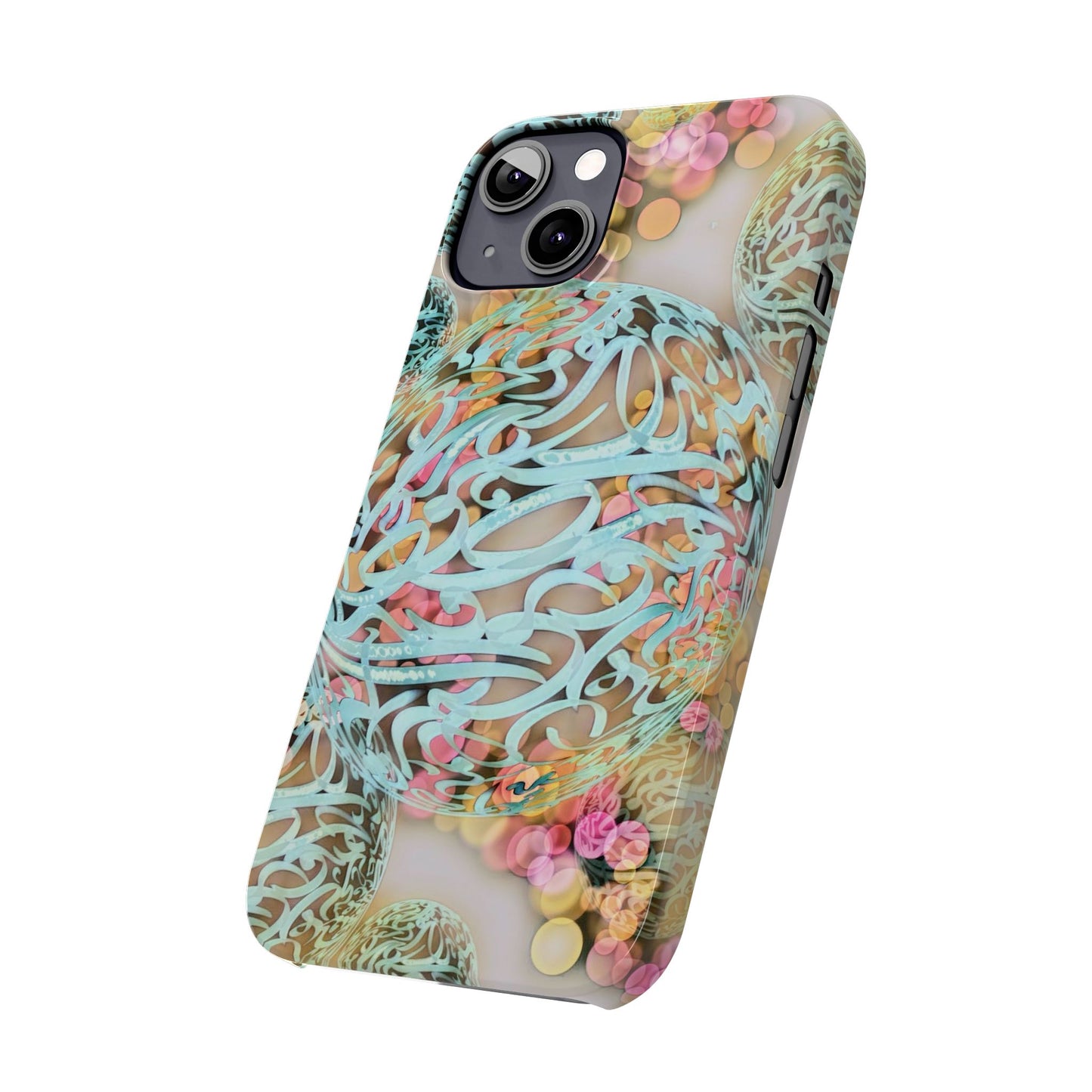 Copy of Copy of Copy of ' Modern Art Slim Phone Case -LOVE I-