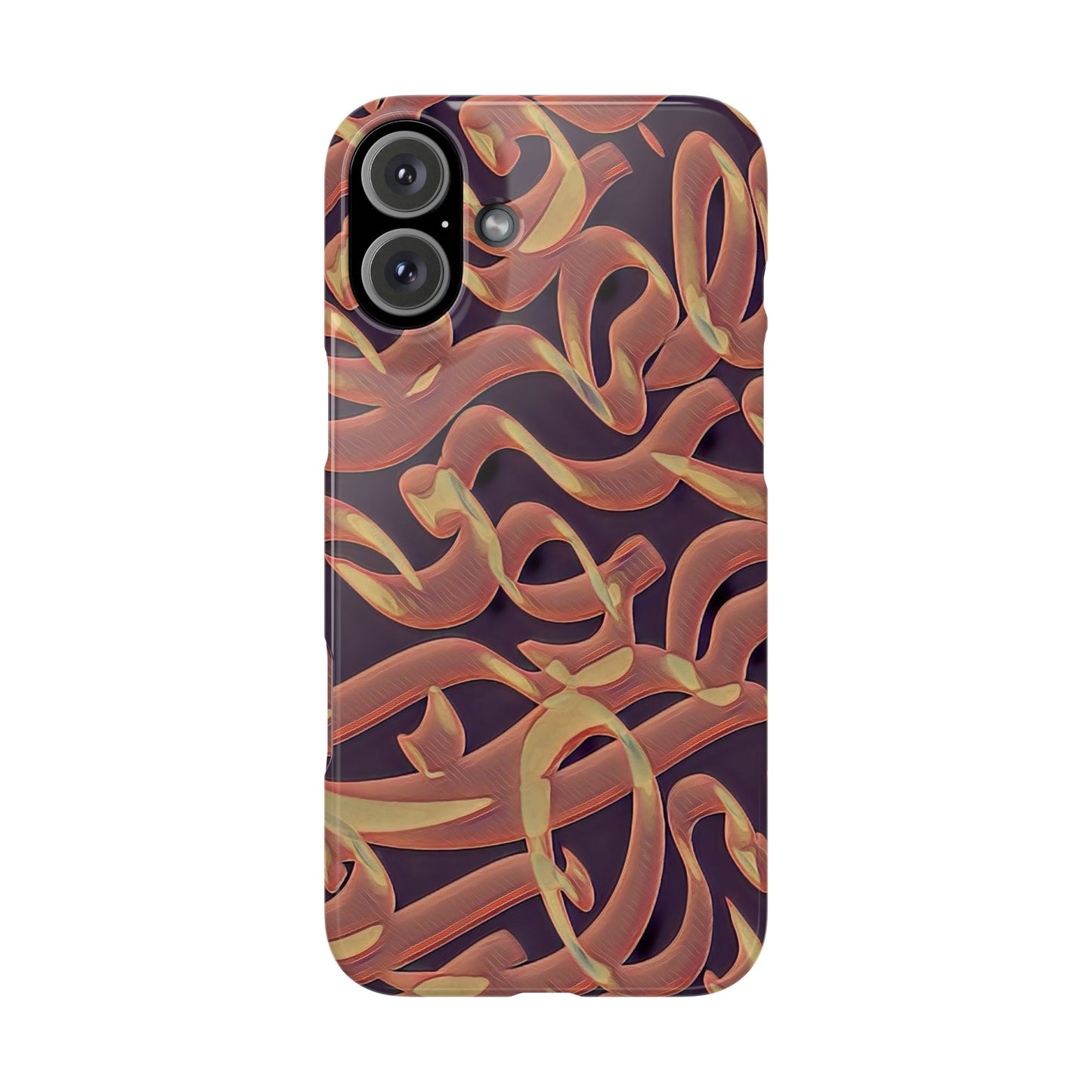 ' Modern Art Slim Phone Case -LOVE I-