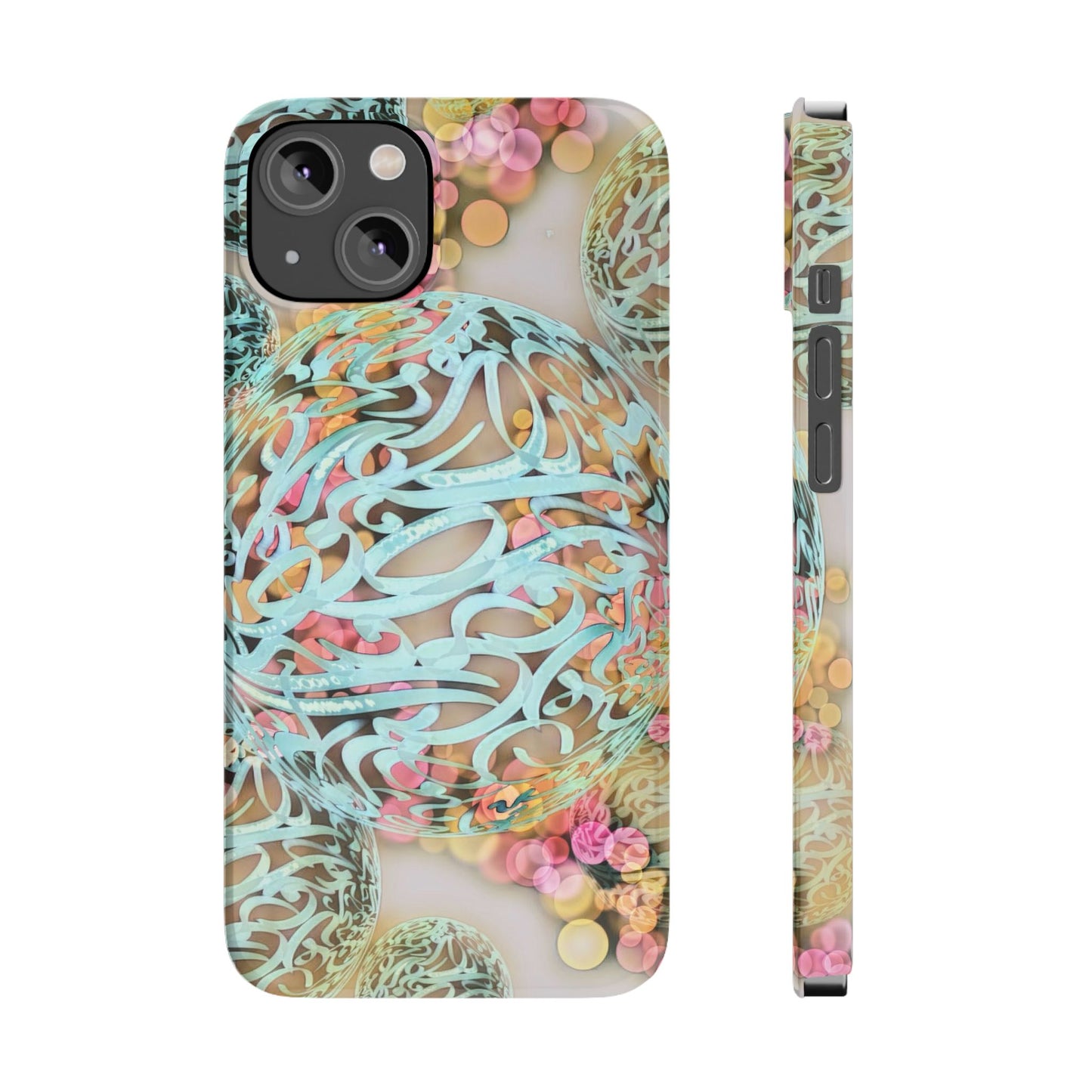 Copy of Copy of Copy of ' Modern Art Slim Phone Case -LOVE I-