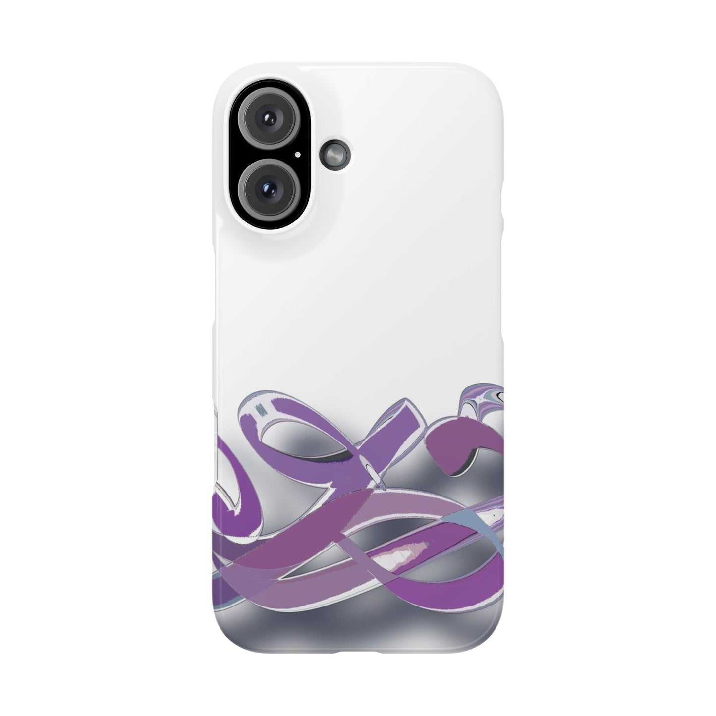 ' Modern Art Slim Phone Case -Calligraphy