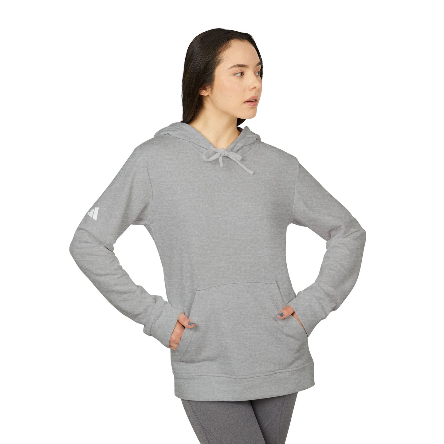 Kalli K X Adidas Unisex Fleece Hoodie- modern calligraphy.