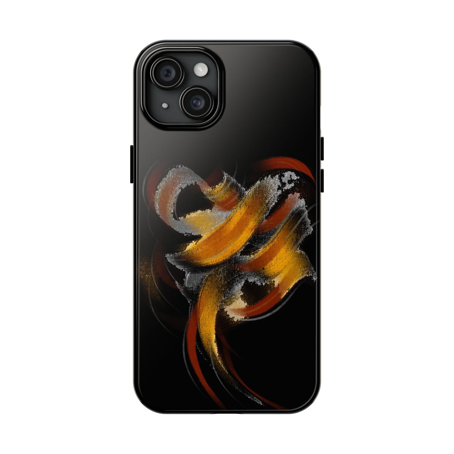 Calligraphy strokes Tough Phone Case