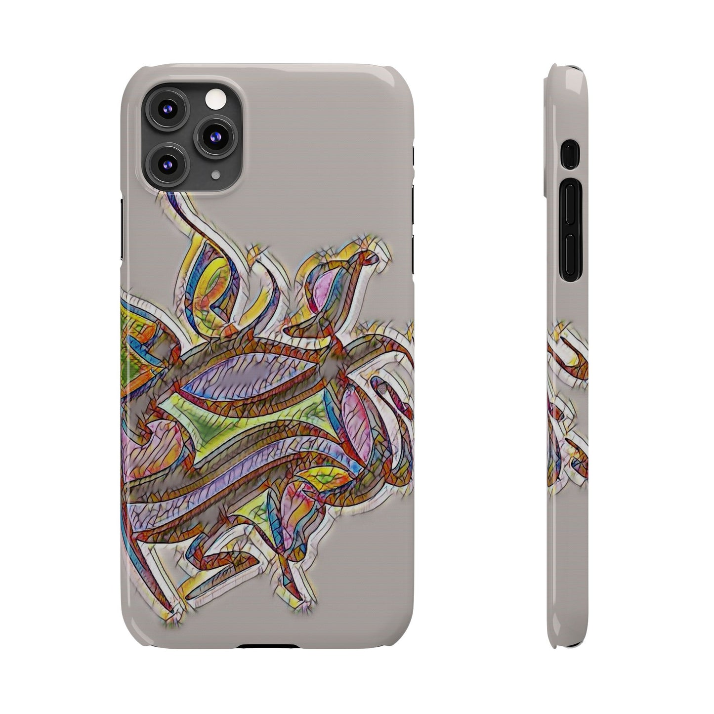 ' Modern Art Slim Phone Case -LOVE