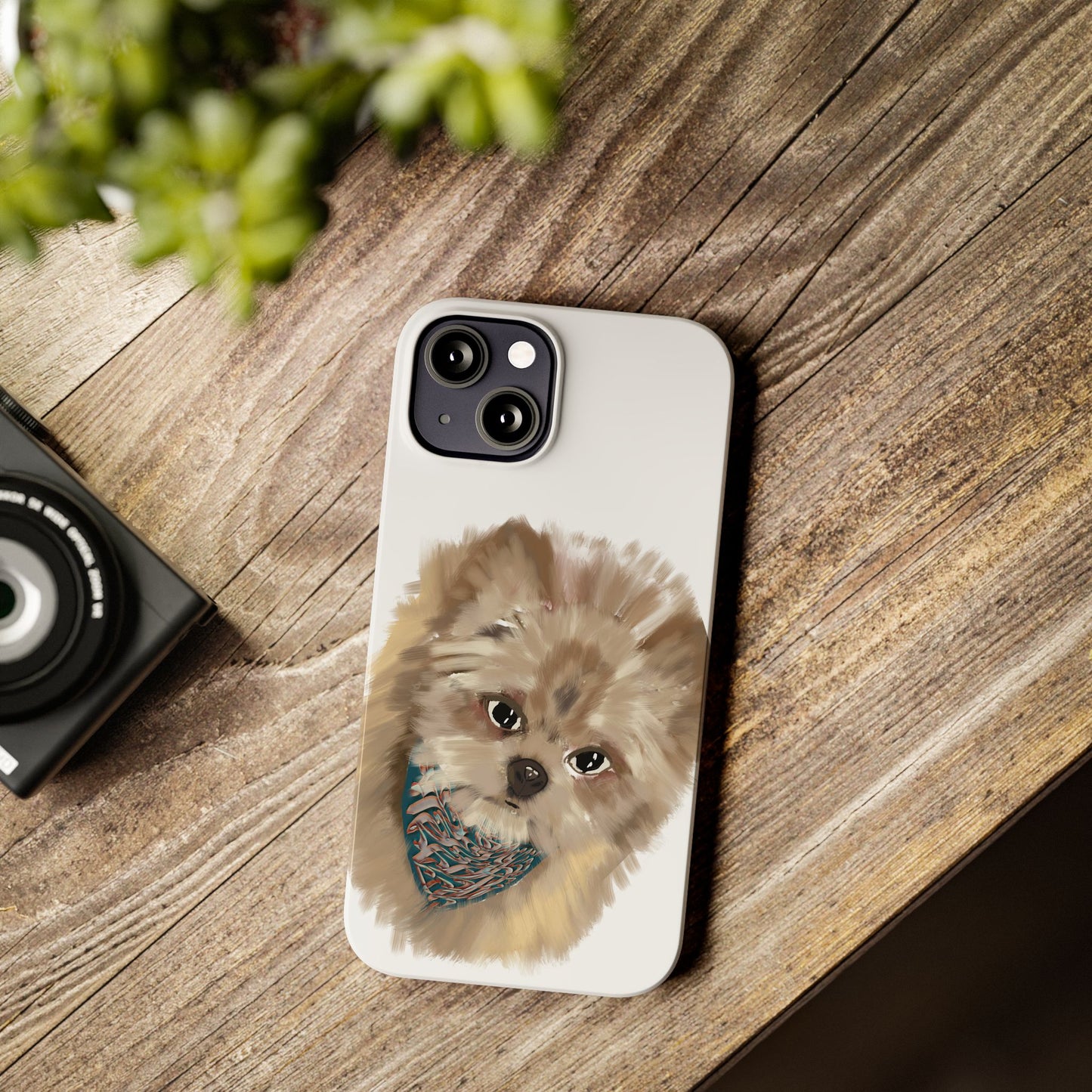 ' Modern Art Slim Phone Case-Lily
