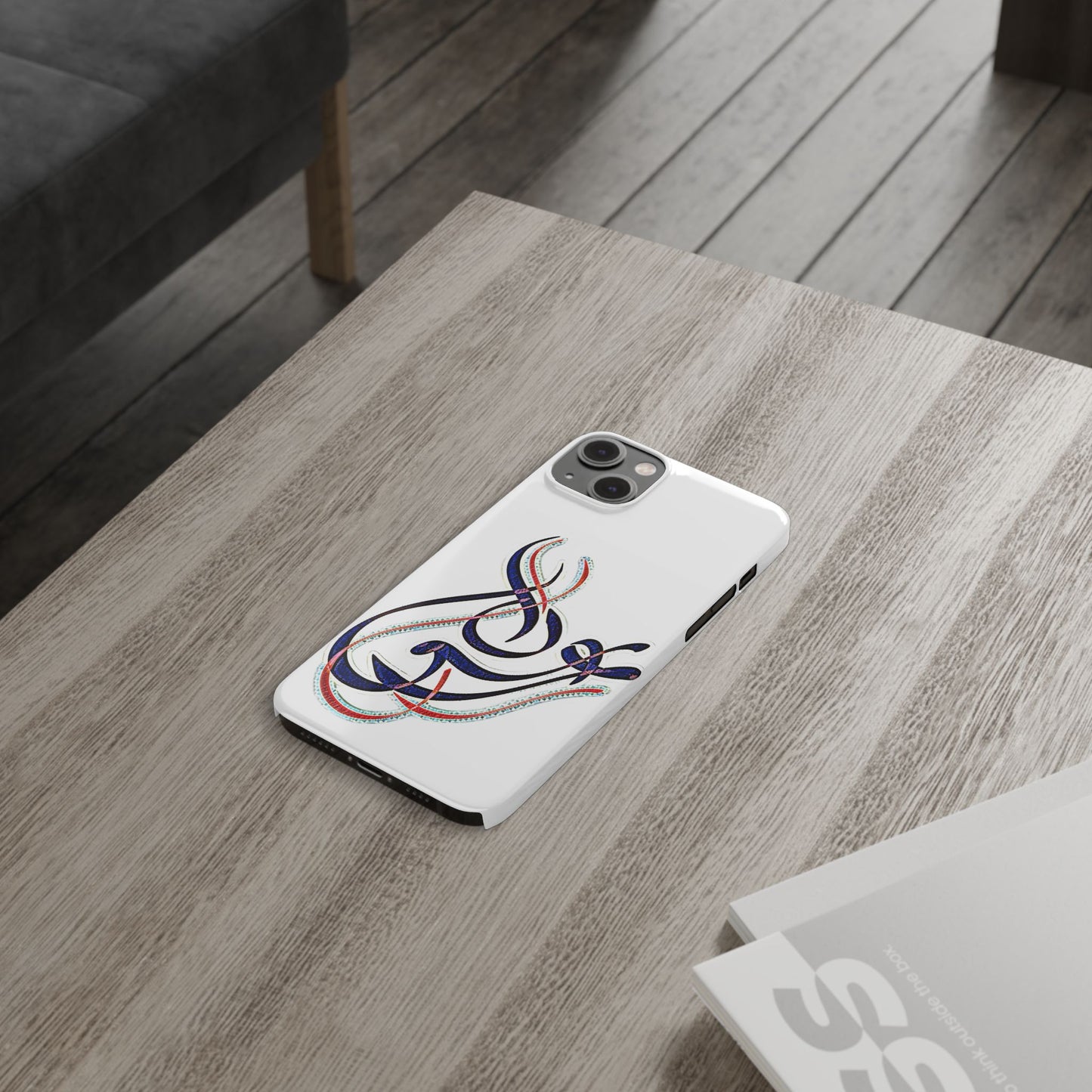 Modern Art Slim Phone Case - Eshgh (Love)