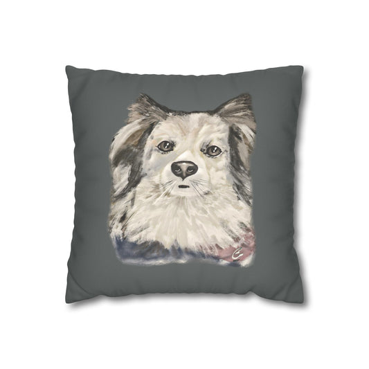 Dog Faux Suede Pillowcase - Pet Home Design