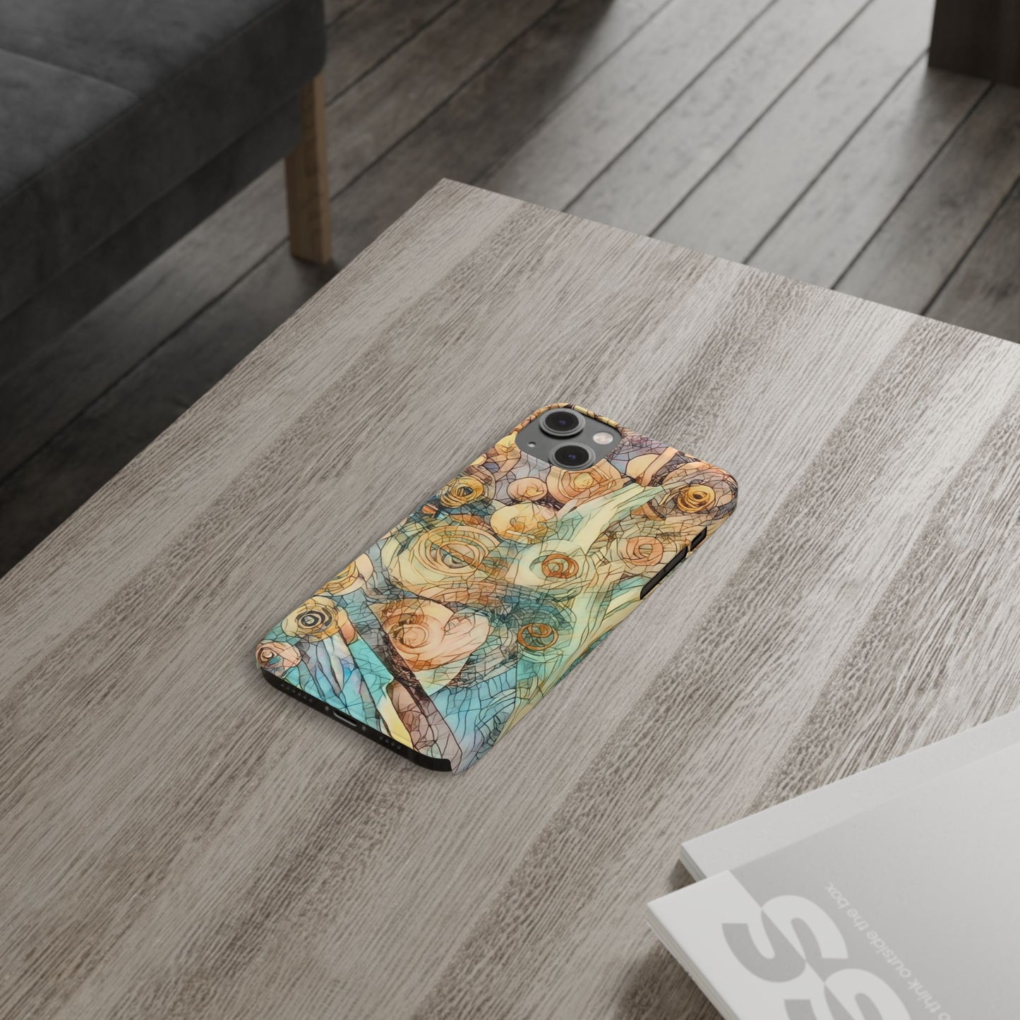 . ' Modern Art Slim Phone Case -.