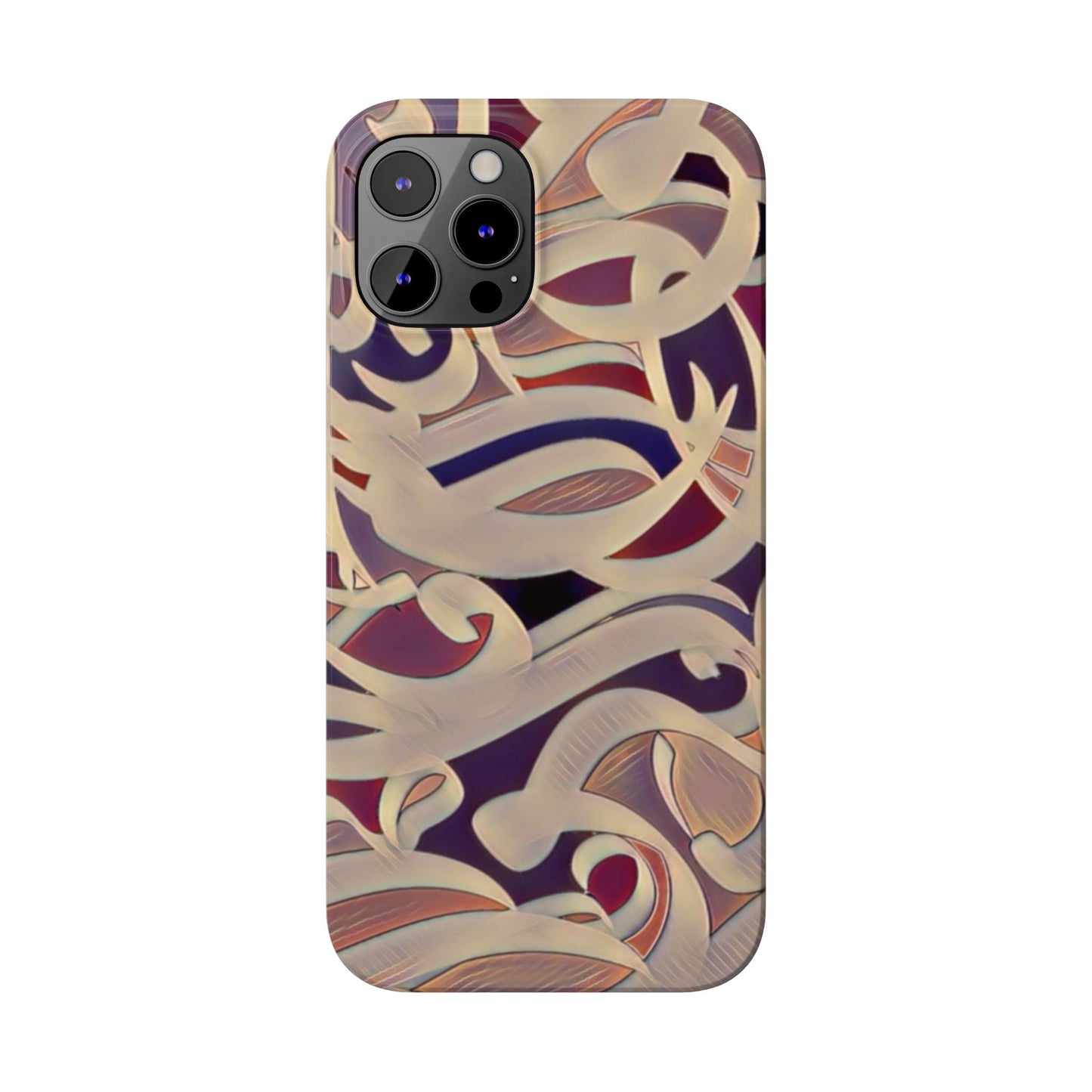 ' Modern Art Slim Phone Case -LOVE