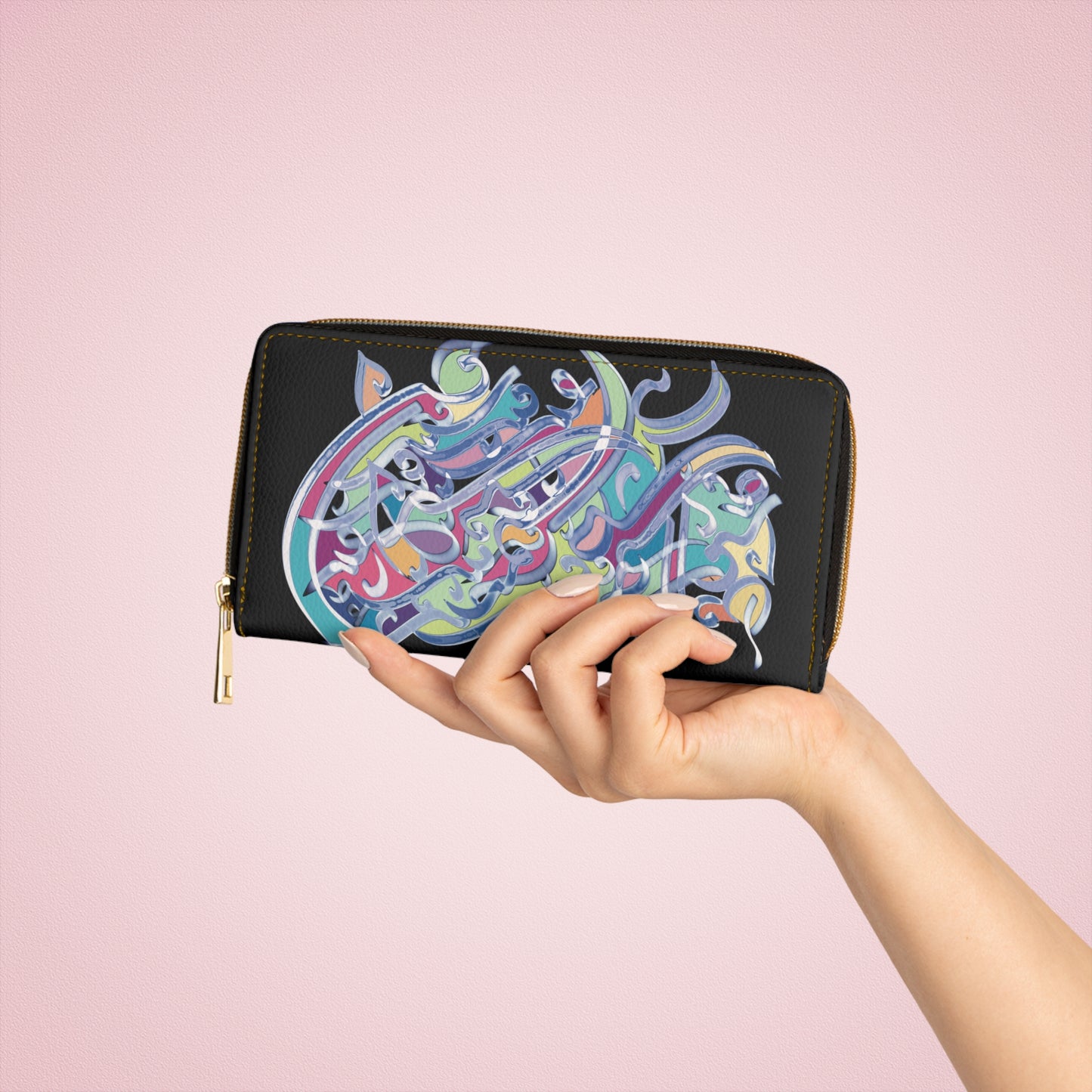 Persian Calligraphy -Zipper Wallet