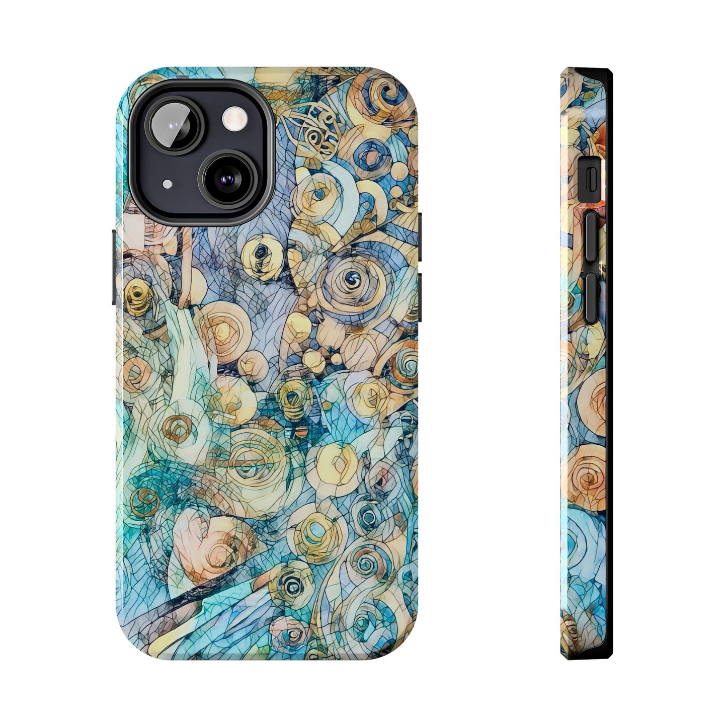 Golden Swirls Phone Case