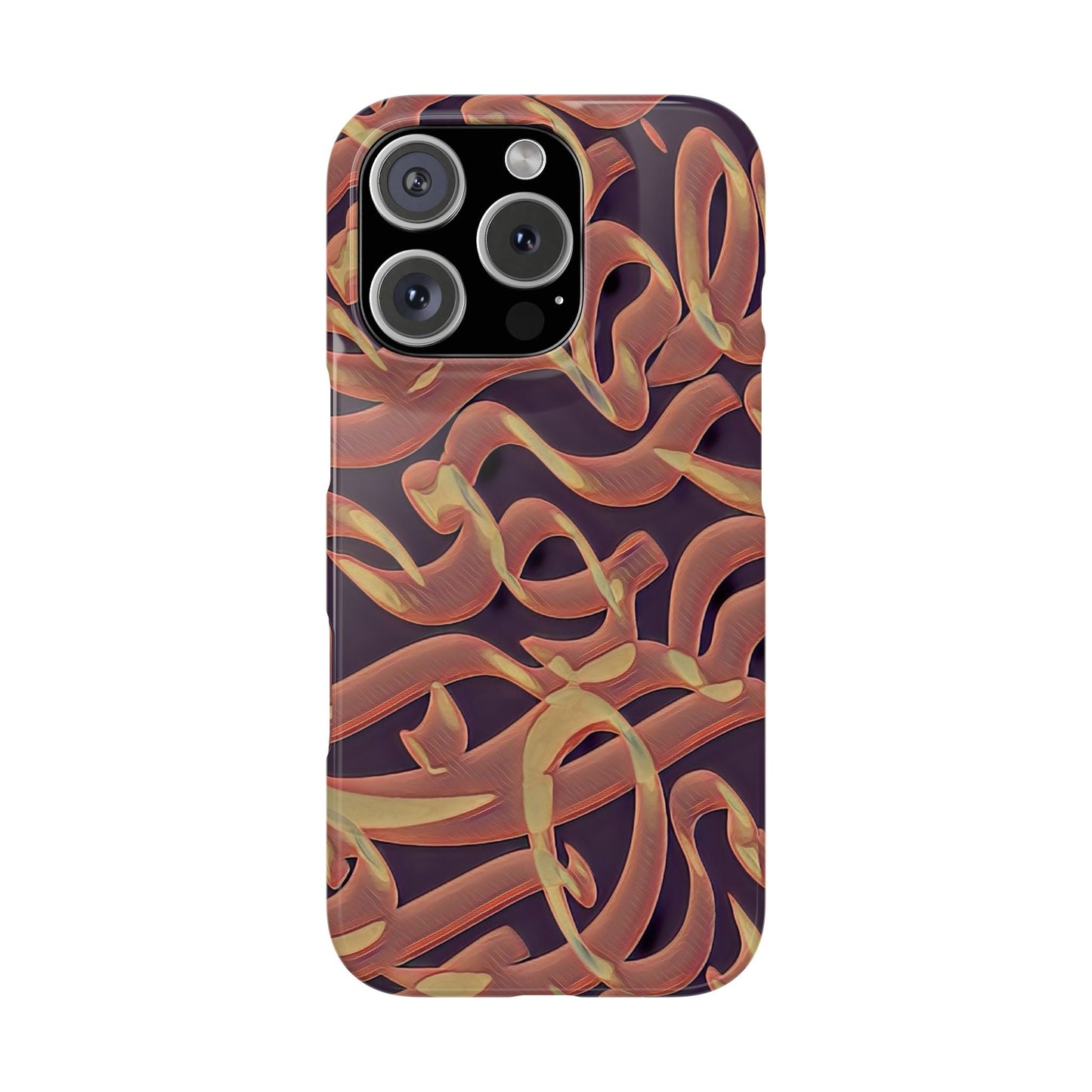 ' Modern Art Slim Phone Case -LOVE I-