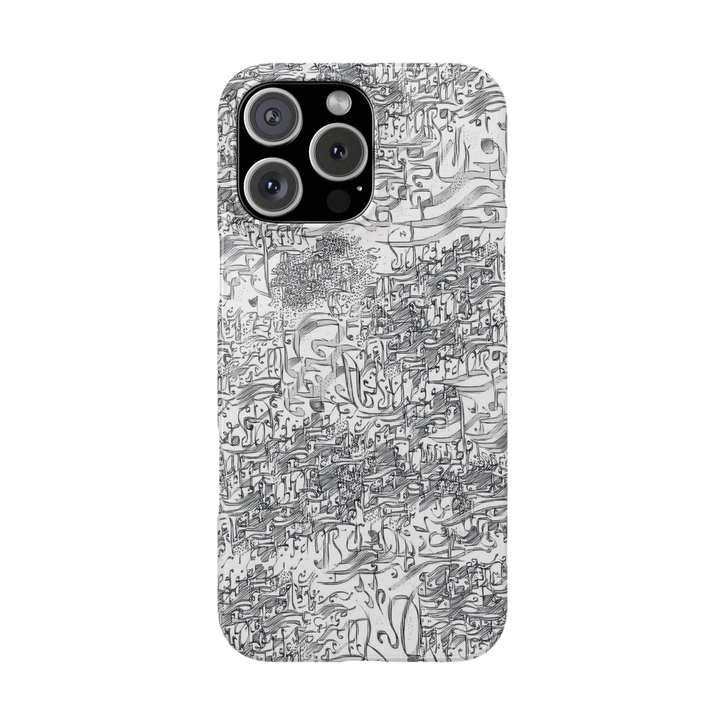 .ه,- ' Modern Art Slim Phone Case -LOVE I- I -.