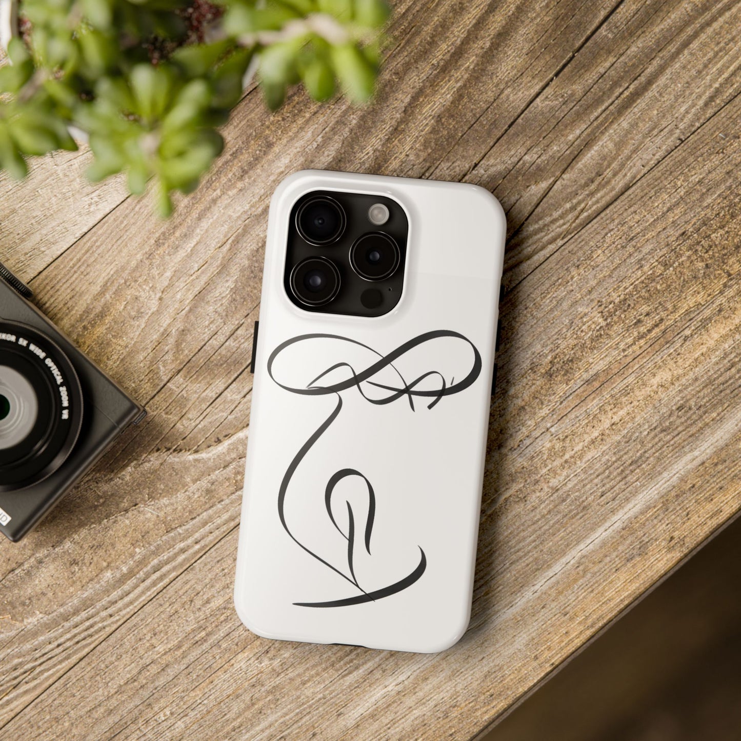 Handwritten Farsi Calligraphy 'Hiich' Design